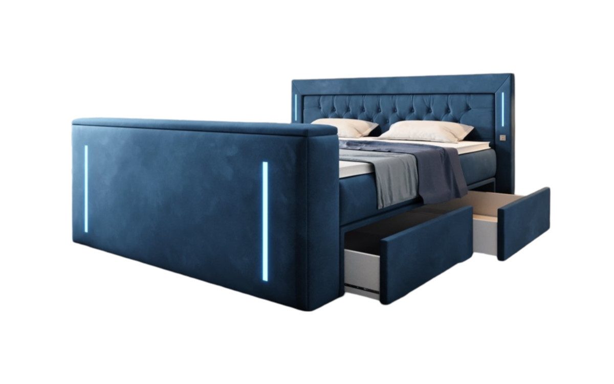 Luxusbetten24 Boxspringbett Divaneo, mit TV Lift günstig online kaufen