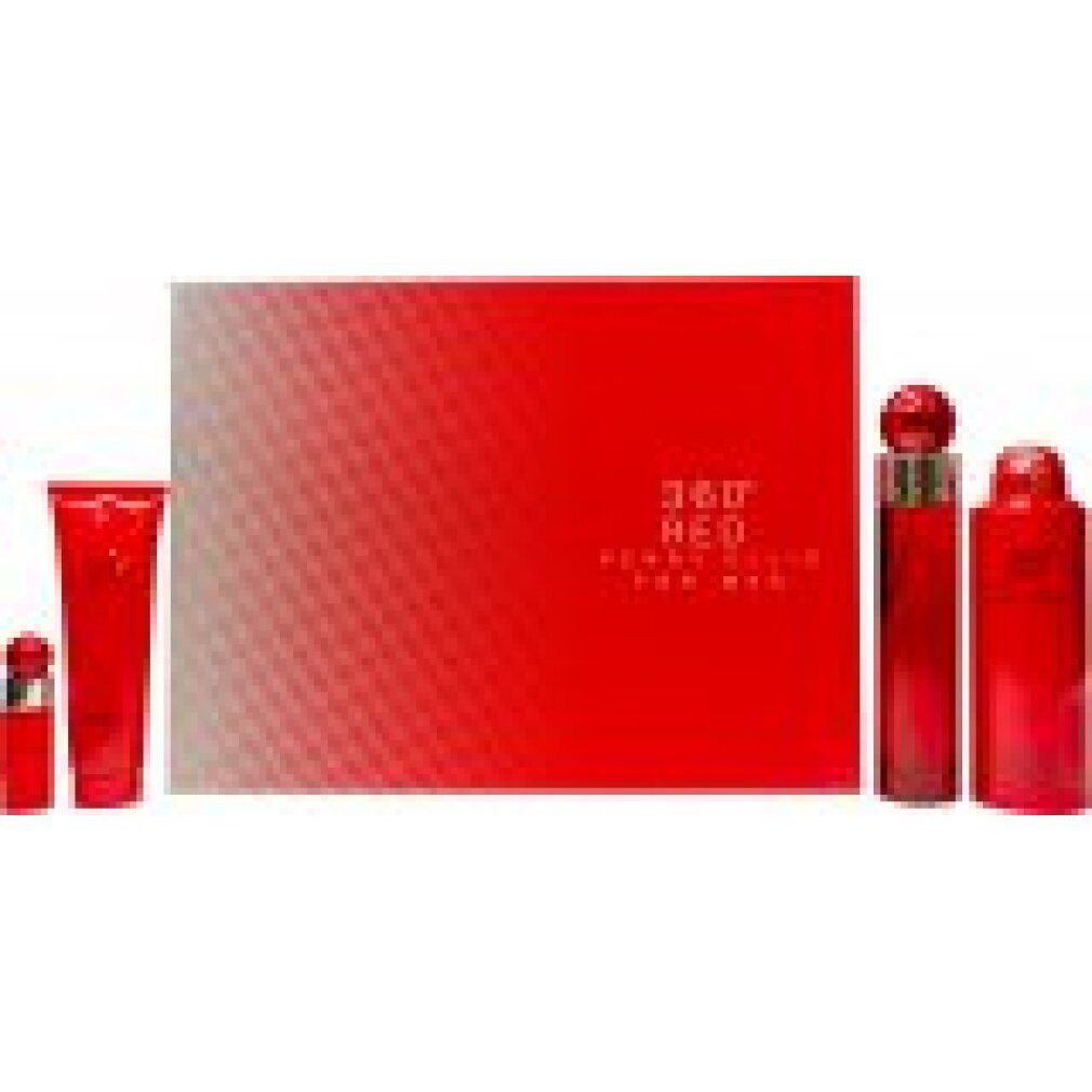 Perry Ellis Eau de Toilette 360 for Men Gift Set EDT + Shower Gel + Deodorant Spray + Mini EDT