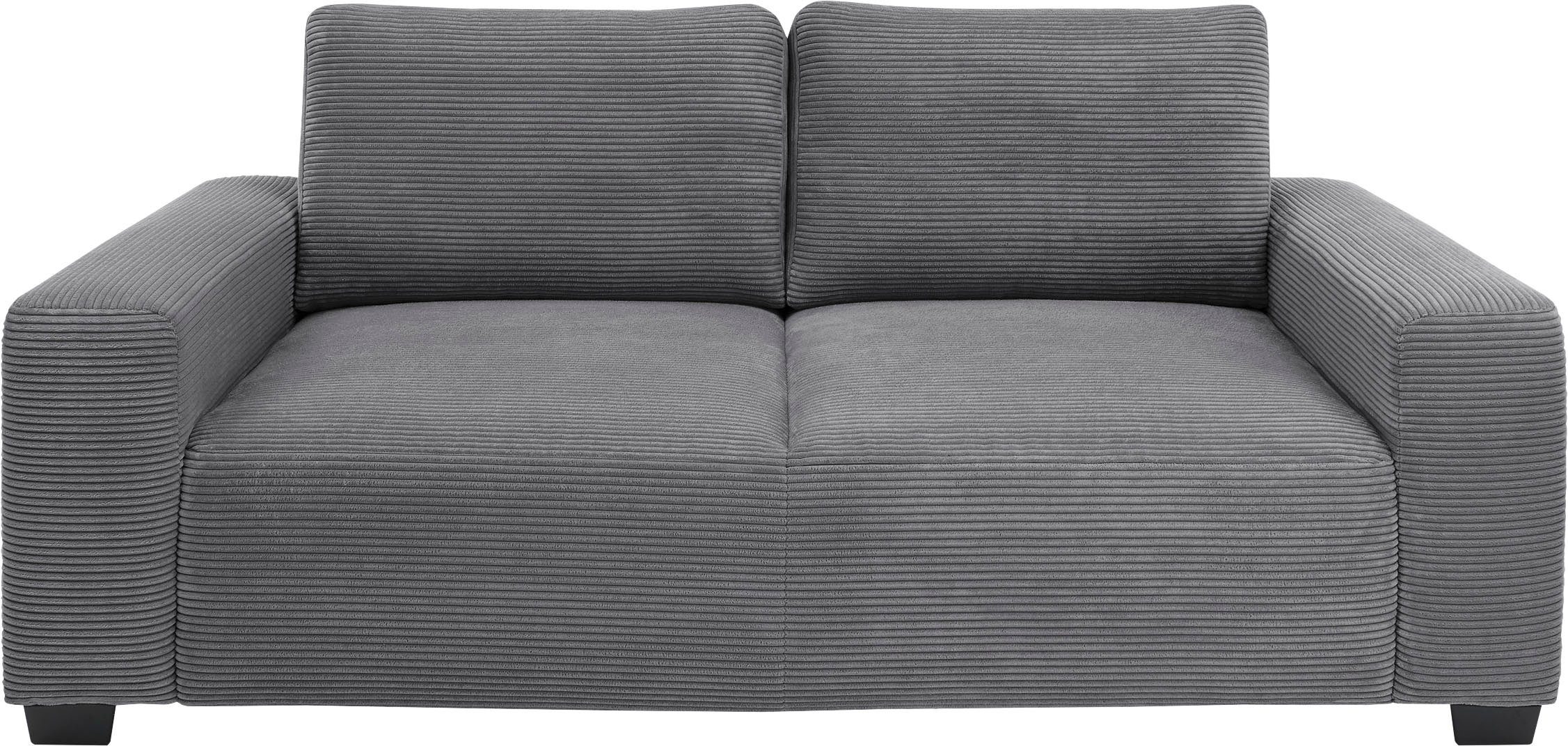 ED EXCITING DESIGN 2-Sitzer "Elba", Big-Sofa mit 2 Rückenkissen günstig online kaufen
