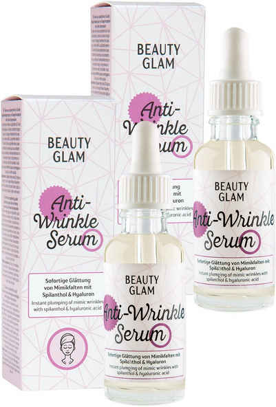BEAUTY GLAM Gesichtspflege-Set »Anti-Wrinkle Serum«, 2-tlg.
