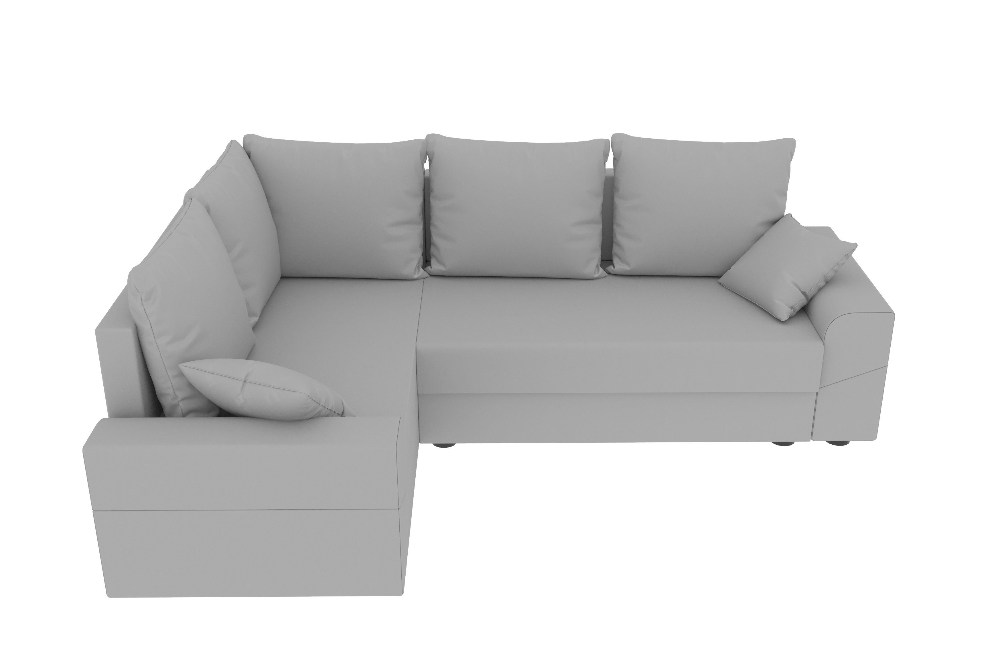 Stylefy Ecksofa Bettkasten, mit Design Bettfunktion, L-Form, Sofa, mit Sitzkomfort, Eckcouch, Montero, Modern