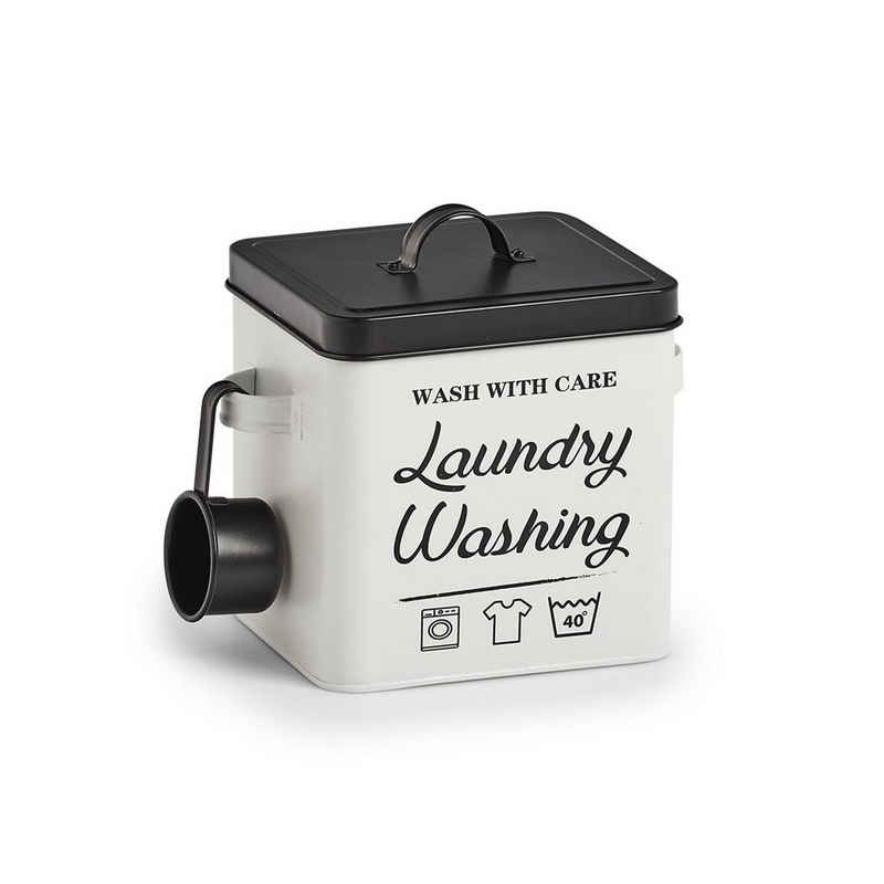 HTI-Living Aufbewahrungsbox Waschpulver-Box, Metall "Laundry" (Stück, 1 St), Waschmittelbox