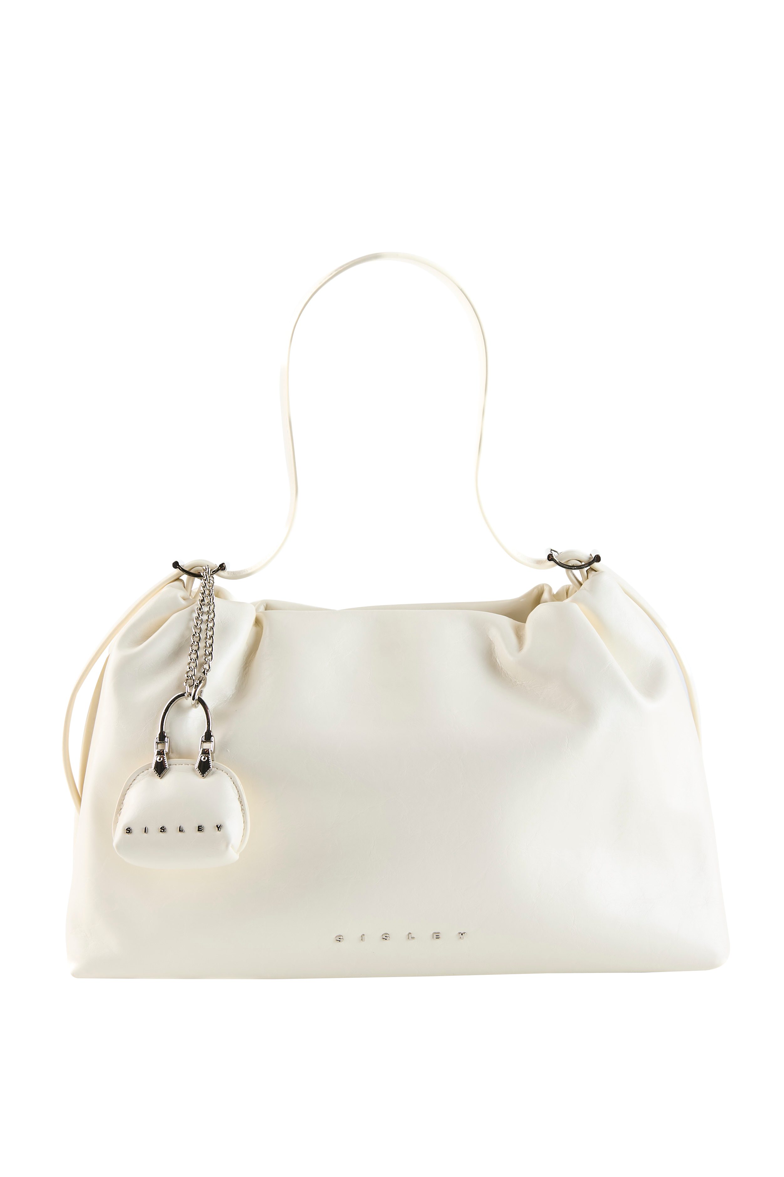 Schultertasche glänzende Damen Tasche groß – Elegante Handtasche mit Mini-Bag
