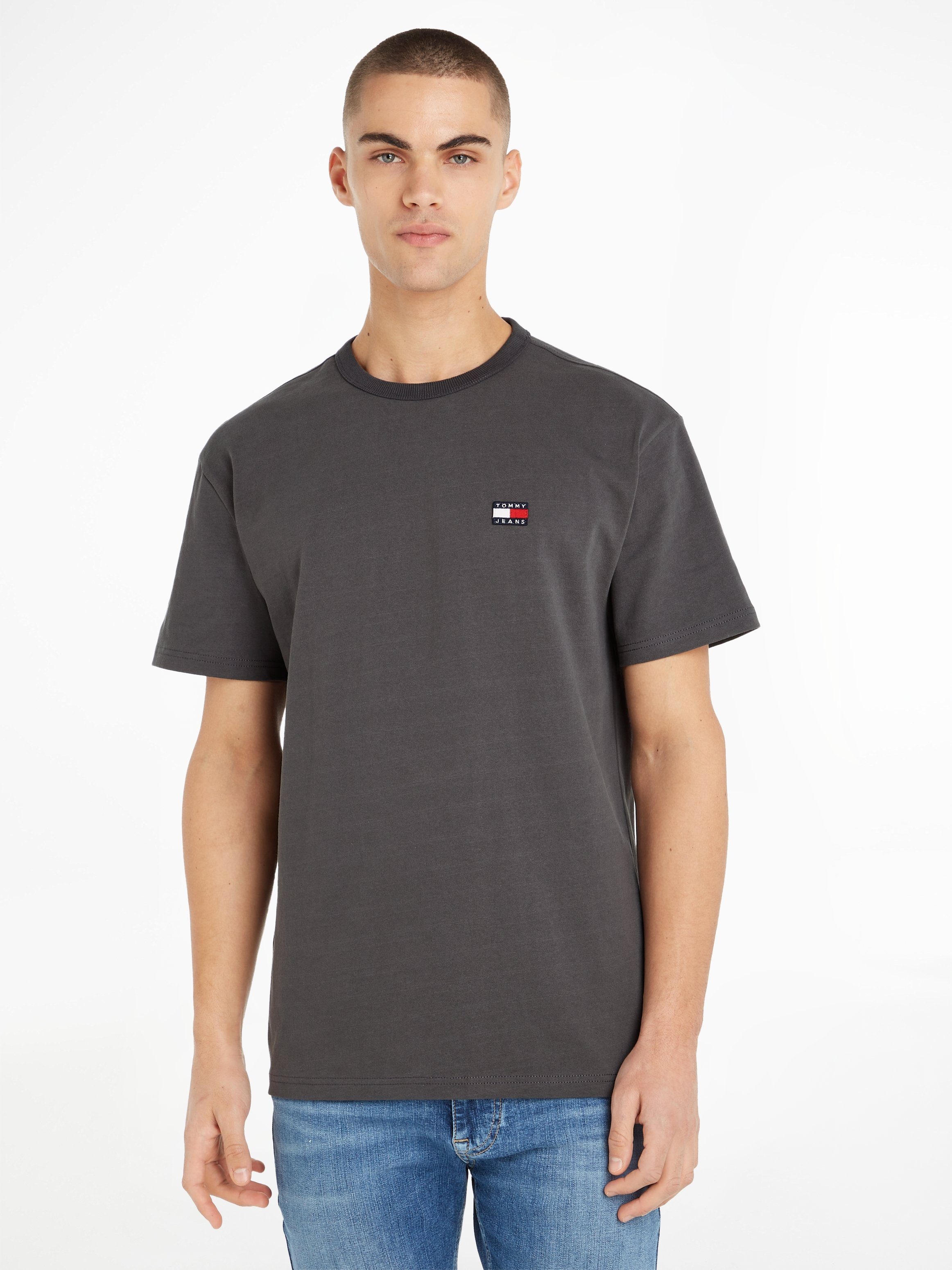 Tommy XS TEE BADGE T-Shirt Jeans TJM New Charcoal CLSC TOMMY