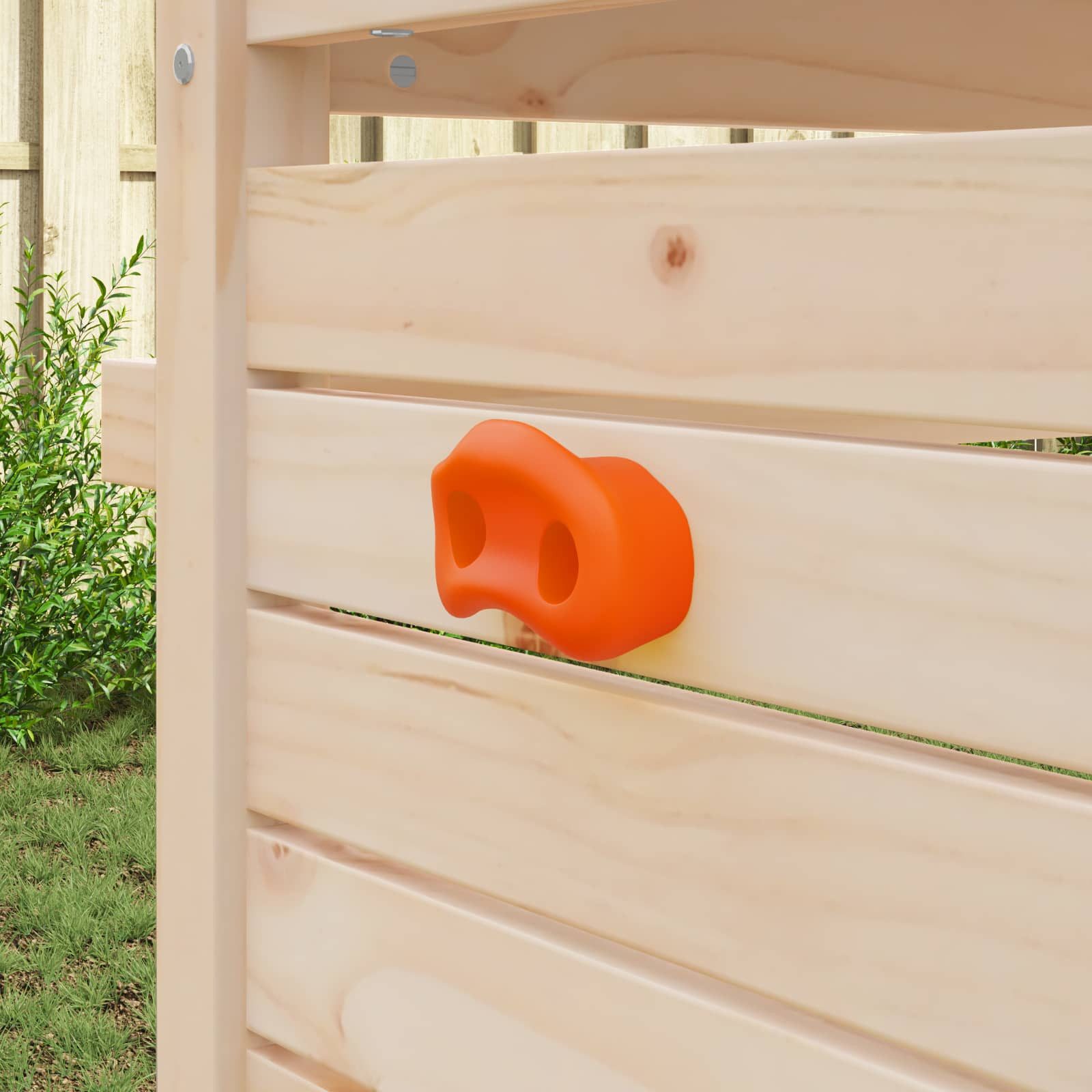 vidaXL Klettergriff, Klettergriff 2 pcs Orange 100 x 67 x 43 mm PP