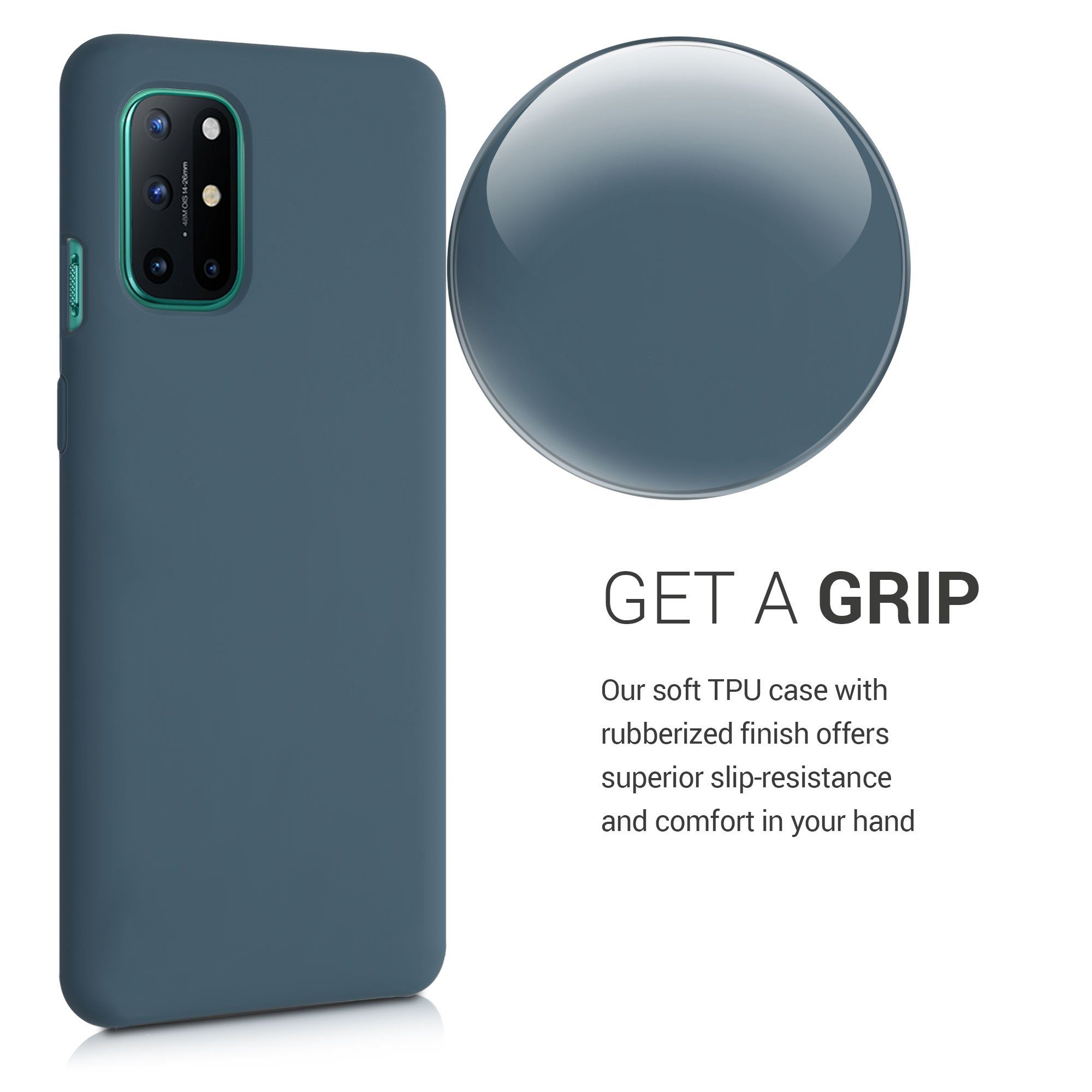 kwmobile Handyhülle Handyhülle für OnePlus 8T Hülle, Weiches Handy Silikon Case - Schutzhülle Cover