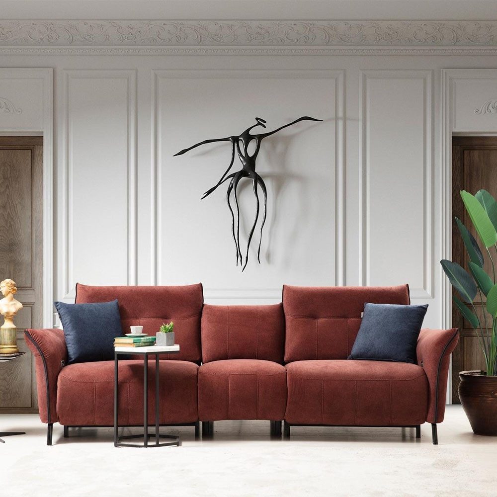 Xlmoebel Big-Sofa Neues modernes Viersitzer-Polstersofa für das Wohnzimmer, Hergestellt in Europa