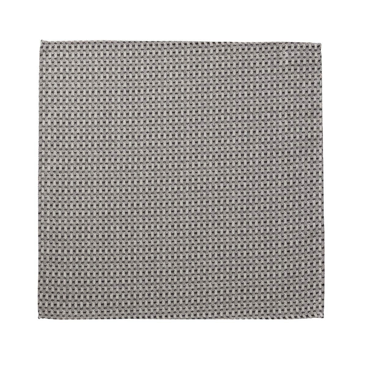 Le Jacquard Francais Stoffserviette Servietten (4x Set) Empreintes Tissage Charbon 50x50 cm, (4 St)