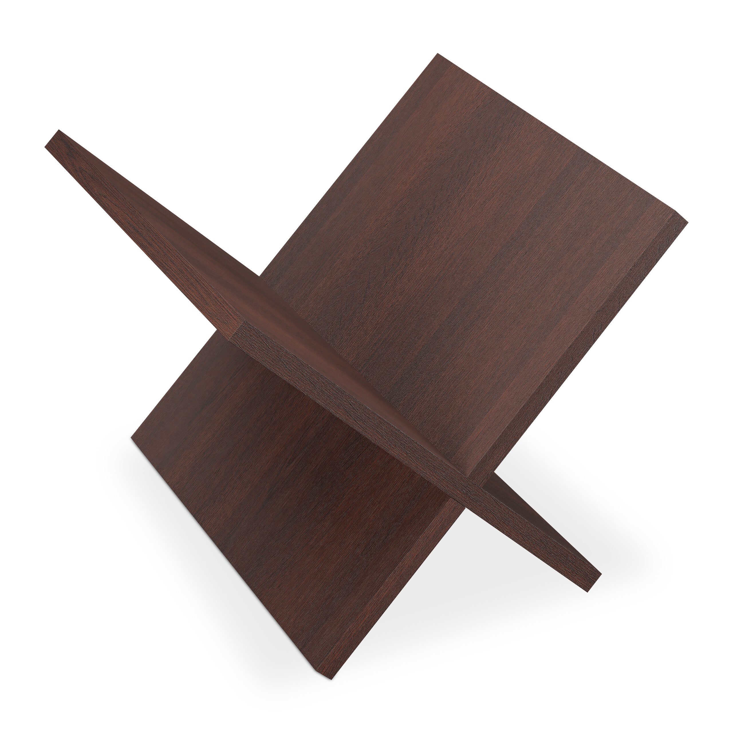 relaxdays Zeitungsständer aus Holz im X Desig (1 St) günstig online kaufen