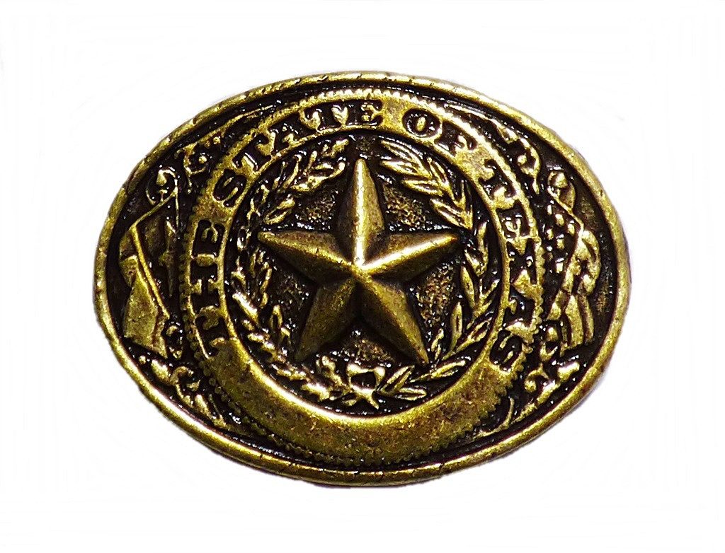 Pins Anstecker Pin The State of Texas Lone Star Sheriffstern Sheriff Wester