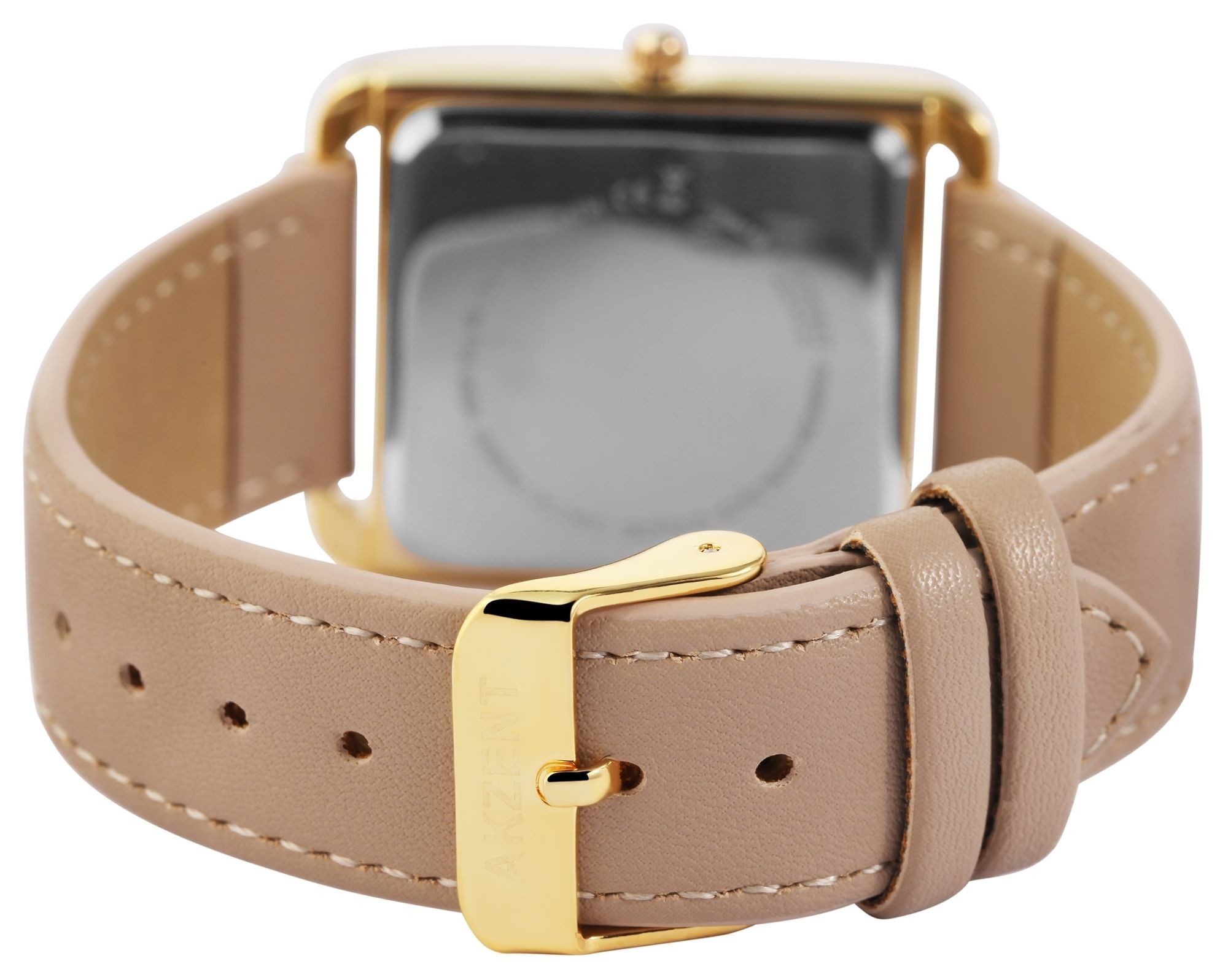 AKZENT Quarzuhr Rabia Akzent Exclusive Damenarmbanduhr mit Lederimitationsb günstig online kaufen