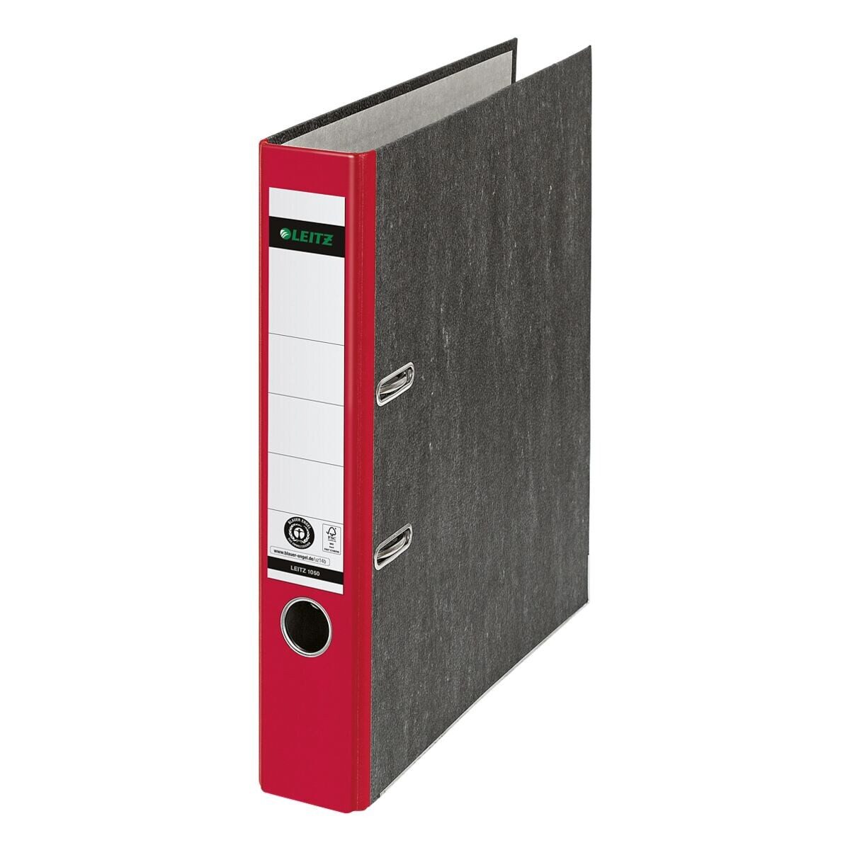 LEITZ Aktenordner 1050, Папки с файлами schmal, aufgeklebtes Rückenschild