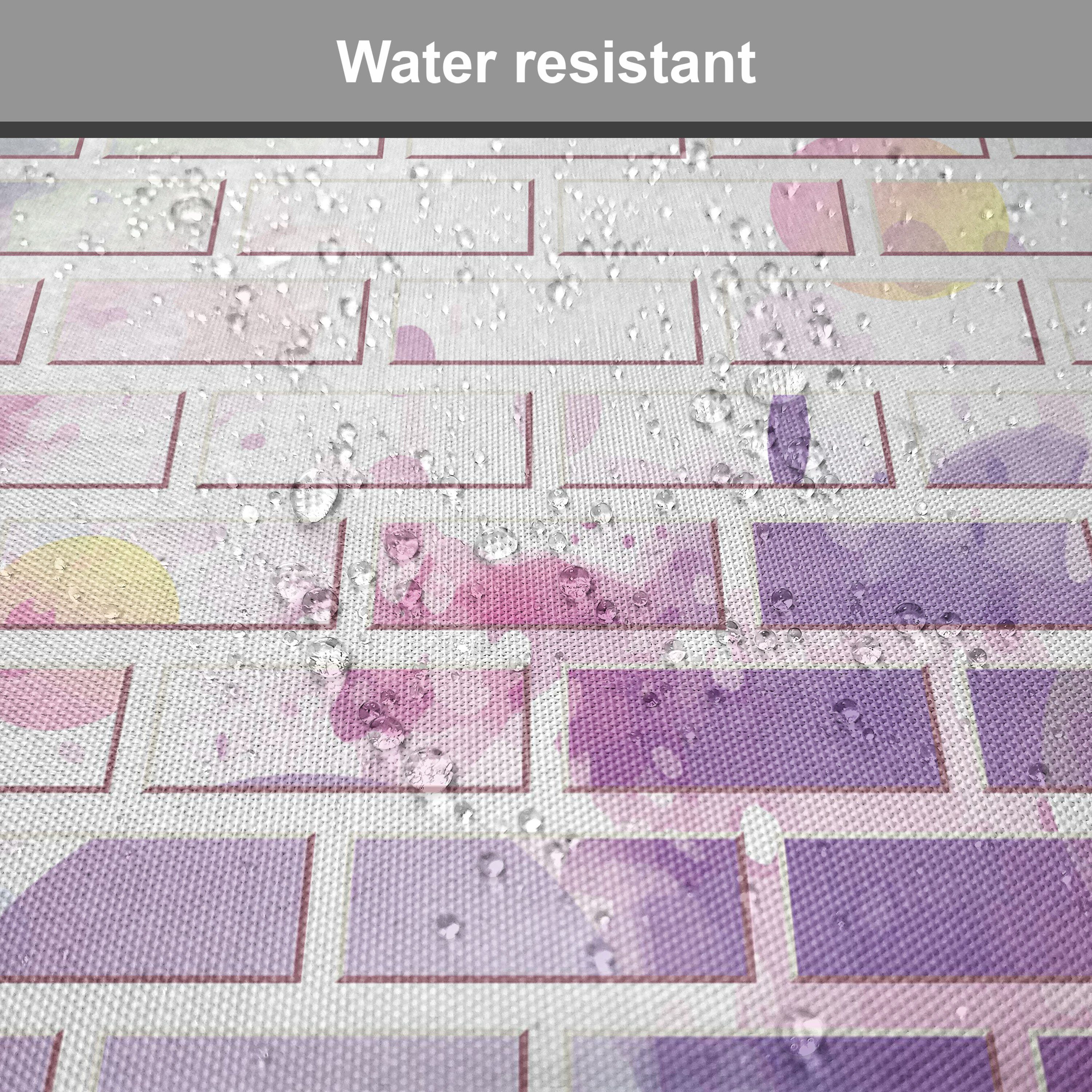 Kissen wasserfestes Graffiti Violett Stuhlkissen Riemen für Küchensitze, Brick Abakuhaus mit Vector Dekoratives