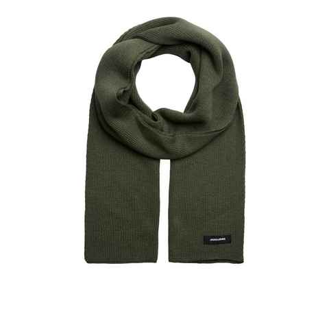 Jack & Jones Modeschal Breiter Strick Schal Winter Halstuch JACDNA, (1-St), 6904 in Dunkelgrün