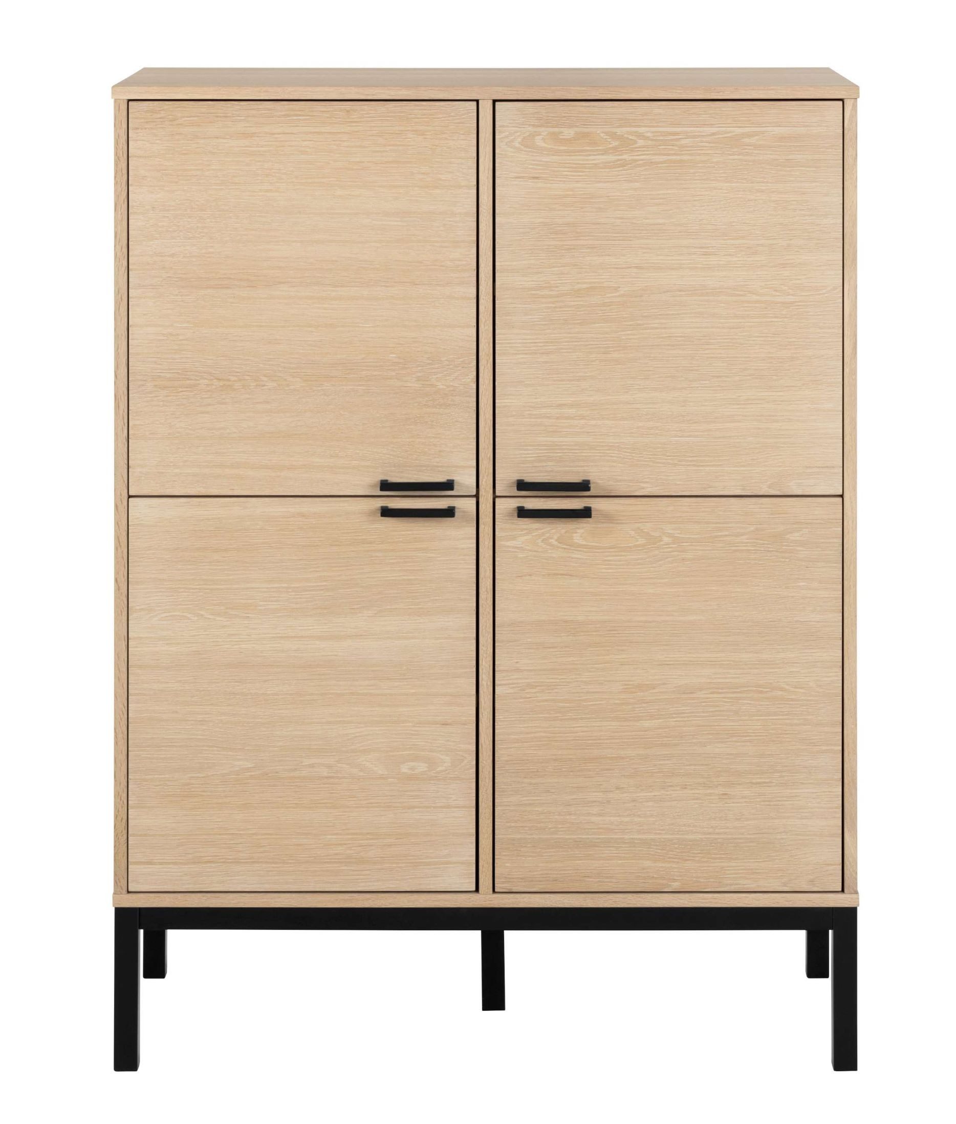 99rooms Highboard Kaprun (Sideboard, Highboard, Schubladenkommode), Funktionales Designkonzept in origineller Formgebung