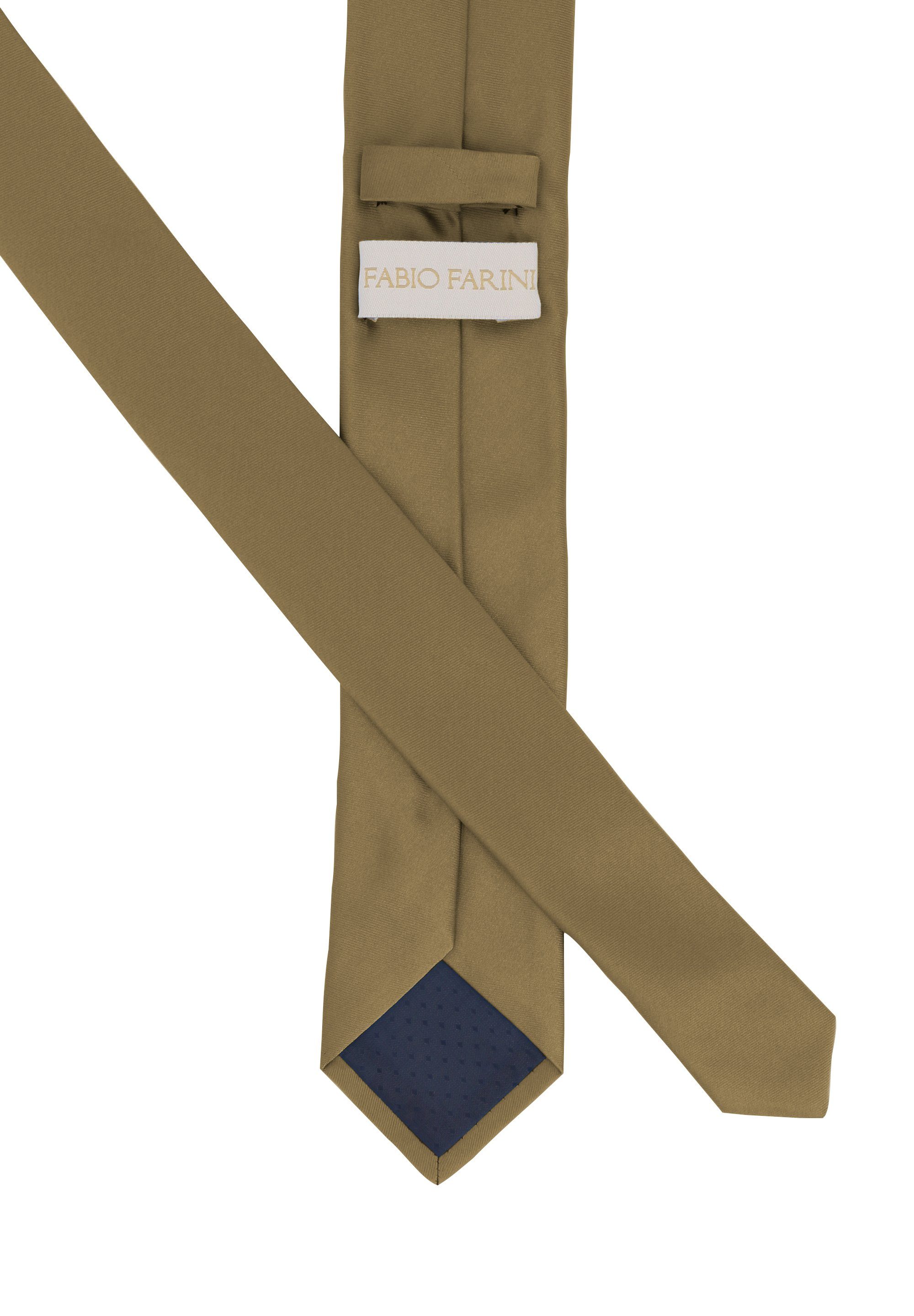 Fabio Farini Krawatte einfarbige Herren Schlips - Unicolor Krawatte in 6cm oder 8cm Breite (1-St., Unifarben) Breit (8cm), Kupfer perfekt als Geschenk – Bild 3 von 5