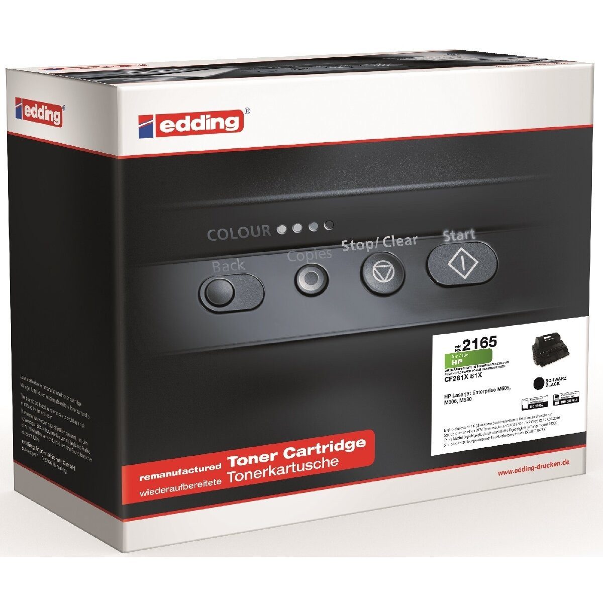 edding Tonerpatrone Tonerkartusche kompatibel mit HP CF281X black