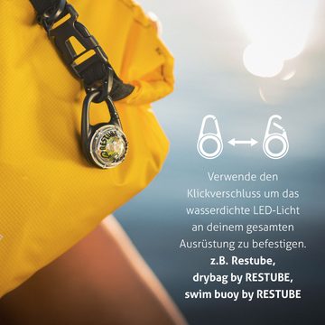 Restube LED-Leuchte Wasserdichtes Sicherheitslicht, LED-Licht, ideal zum Laufen und für alle Outdoor- und Wasser-Aktivitäten