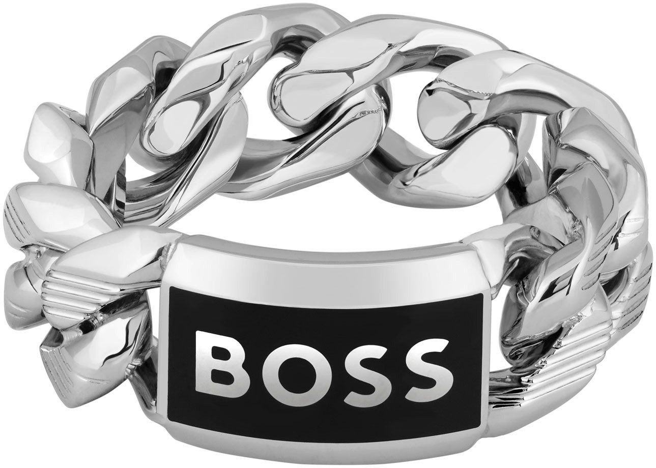 BOSS Fingerring KASSY EMBLEM, mit Emaille