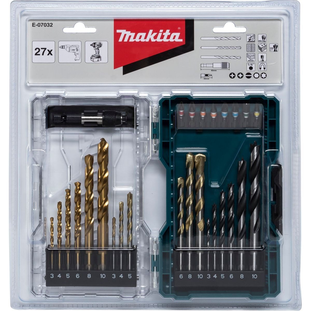 Makita Bit-Set Bohrer Bit-Set 27-tlg. günstig online kaufen