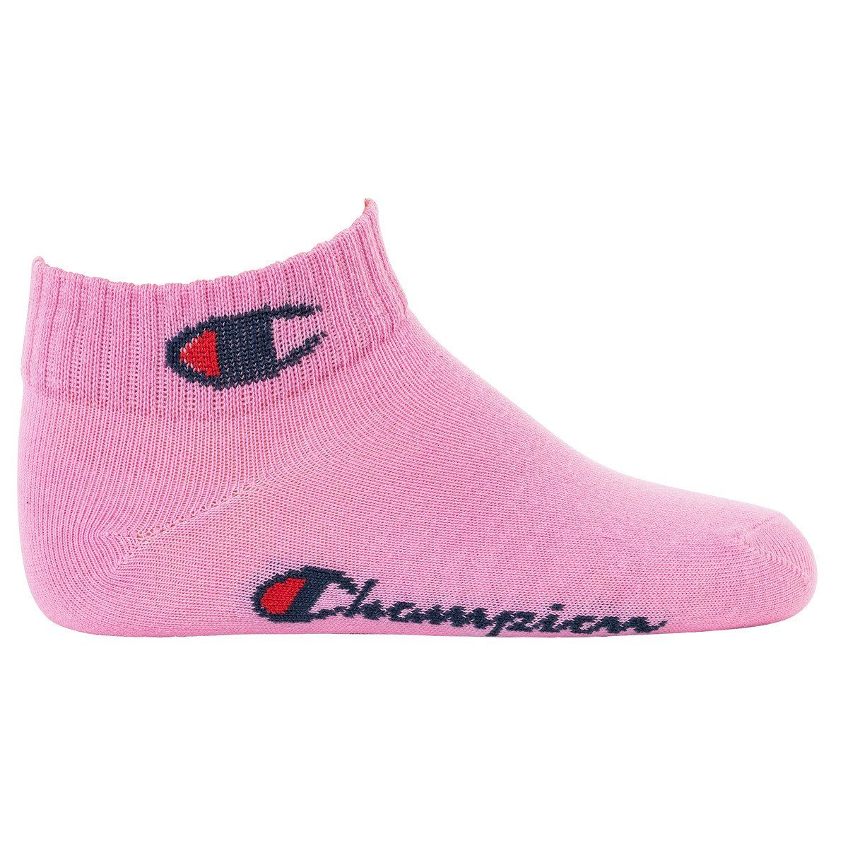 Freizeitsocken Kinder Pack- Pink/Weiß/Blau Socken, Champion einfarbig Socken, Crew 6er