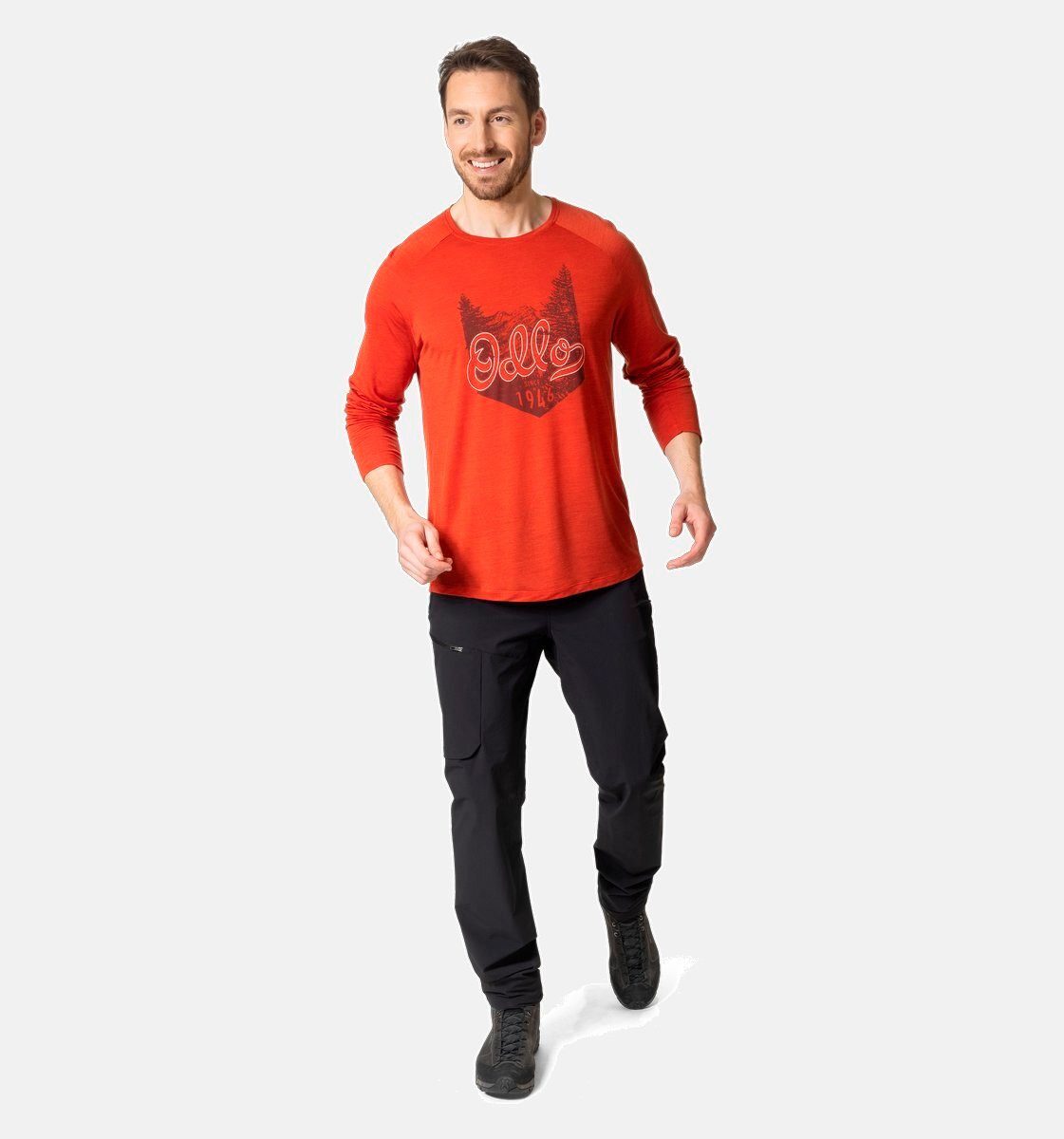 Odlo Trekkinghose Wanderhose Ascent Pant (ausgezeichnetet Bewegungsfreiheit, leicht)