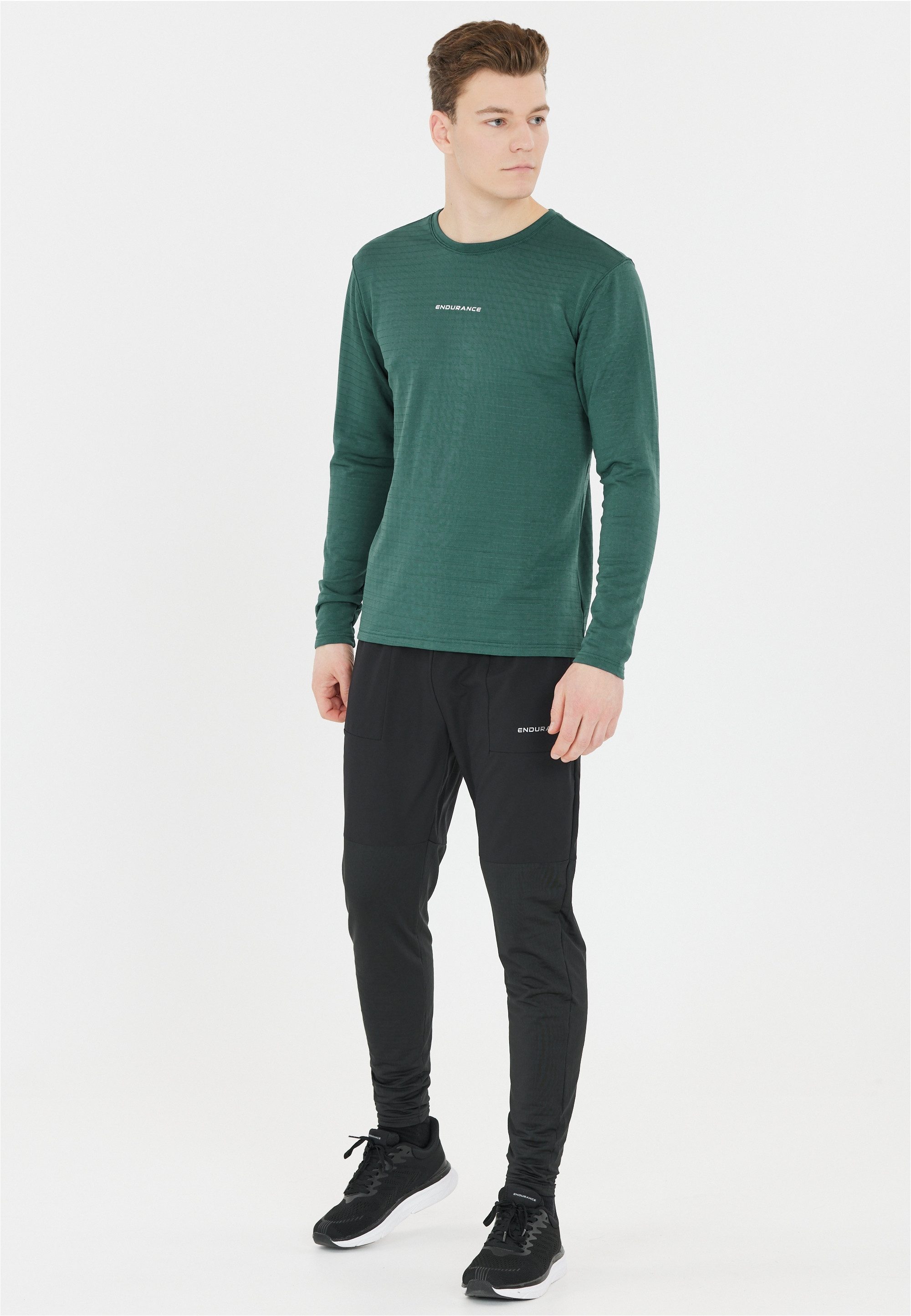ENDURANCE Langarmshirt Toko in dehnbarer Qualität dank 4-Wege-Stretch