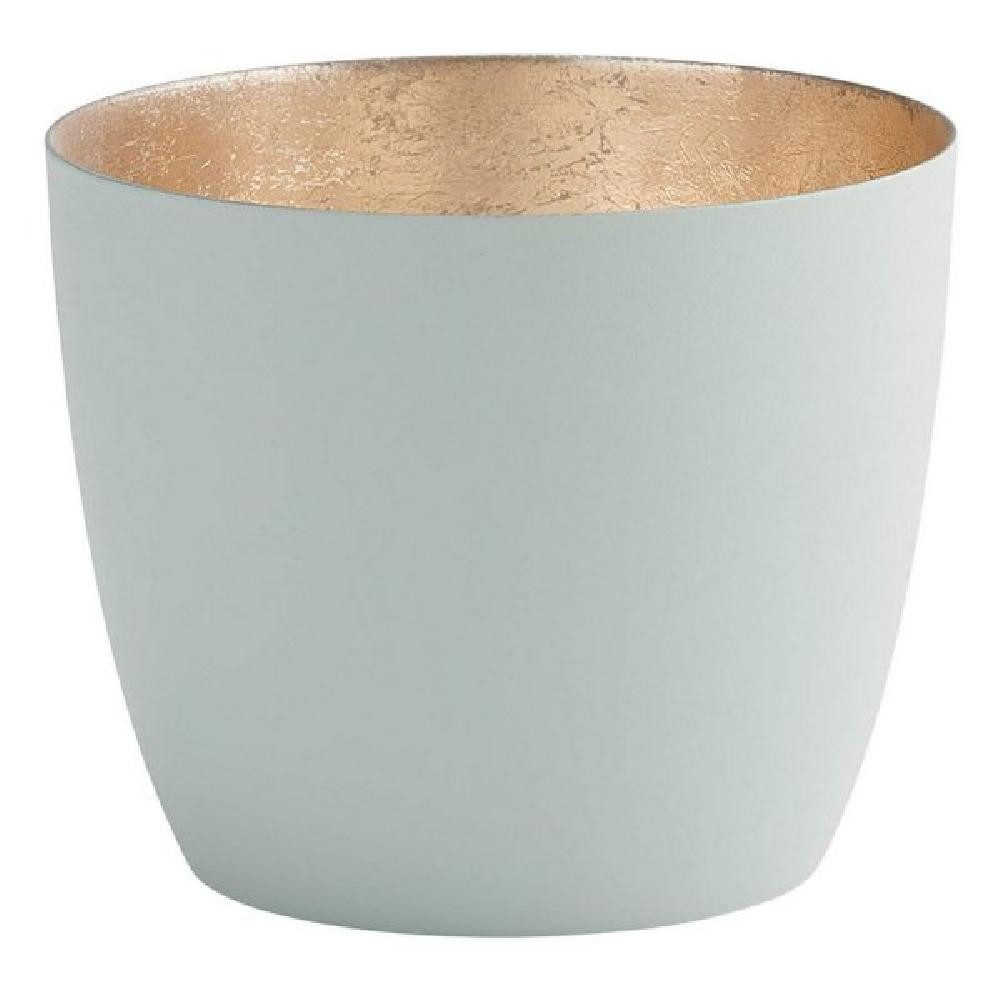 Giftcompany Kerzenhalter Windlicht Madras Pastellblau Gold günstig online kaufen