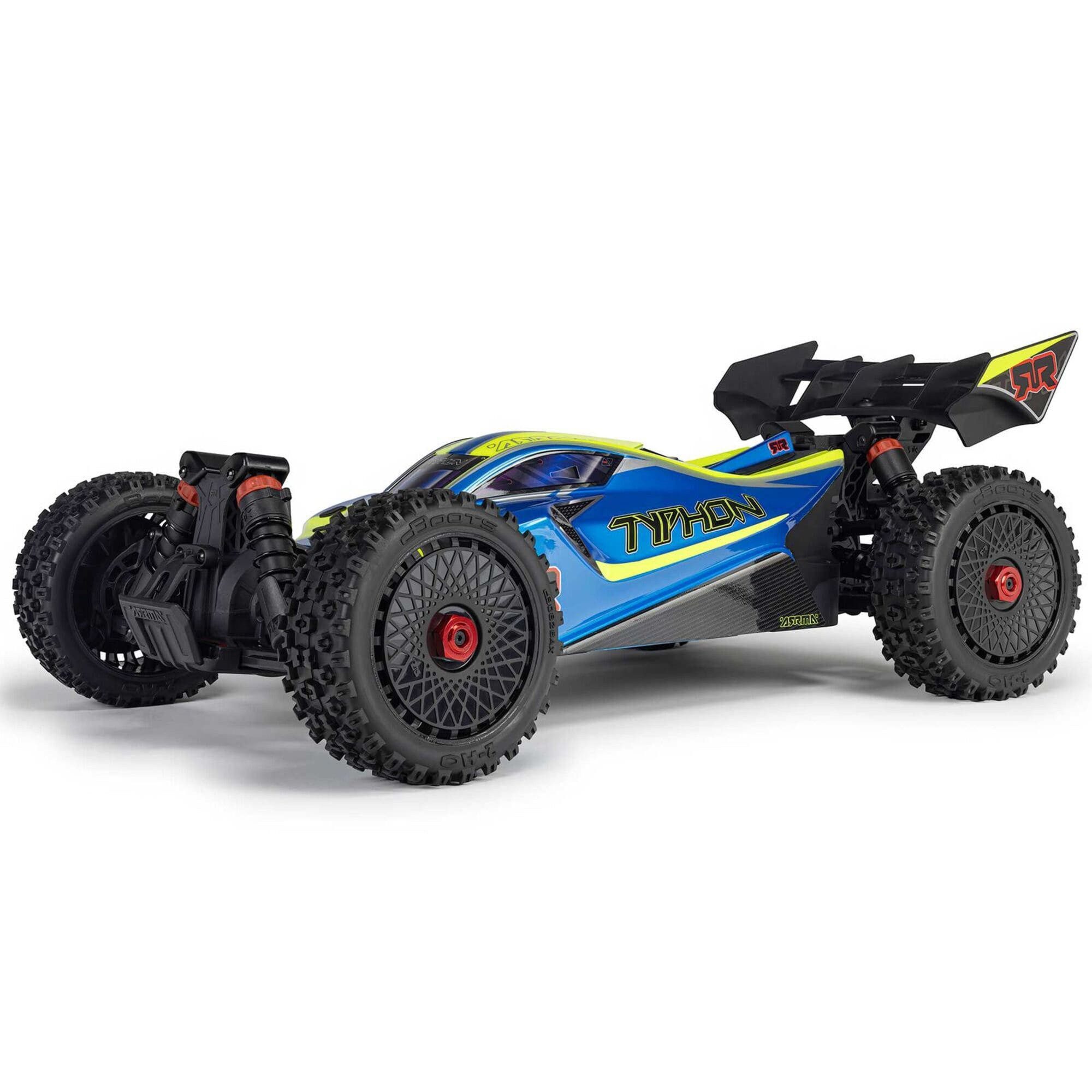 Arrma RC-Buggy Arrma RC Buggy TYPHON 4X4 223S BLX Brushless DSC 1:8 RTR Blau