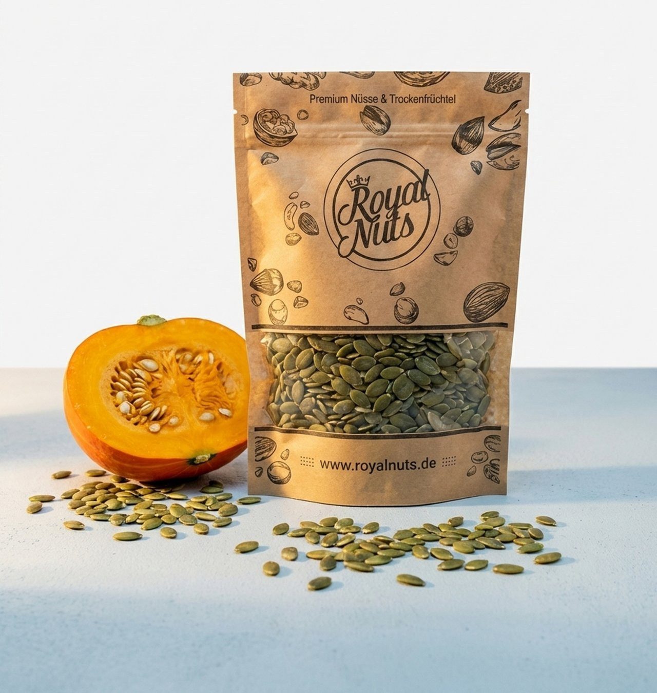 Royalnuts Genuss GmbH Nüsse 500g Kürbiskerne, Royalnuts