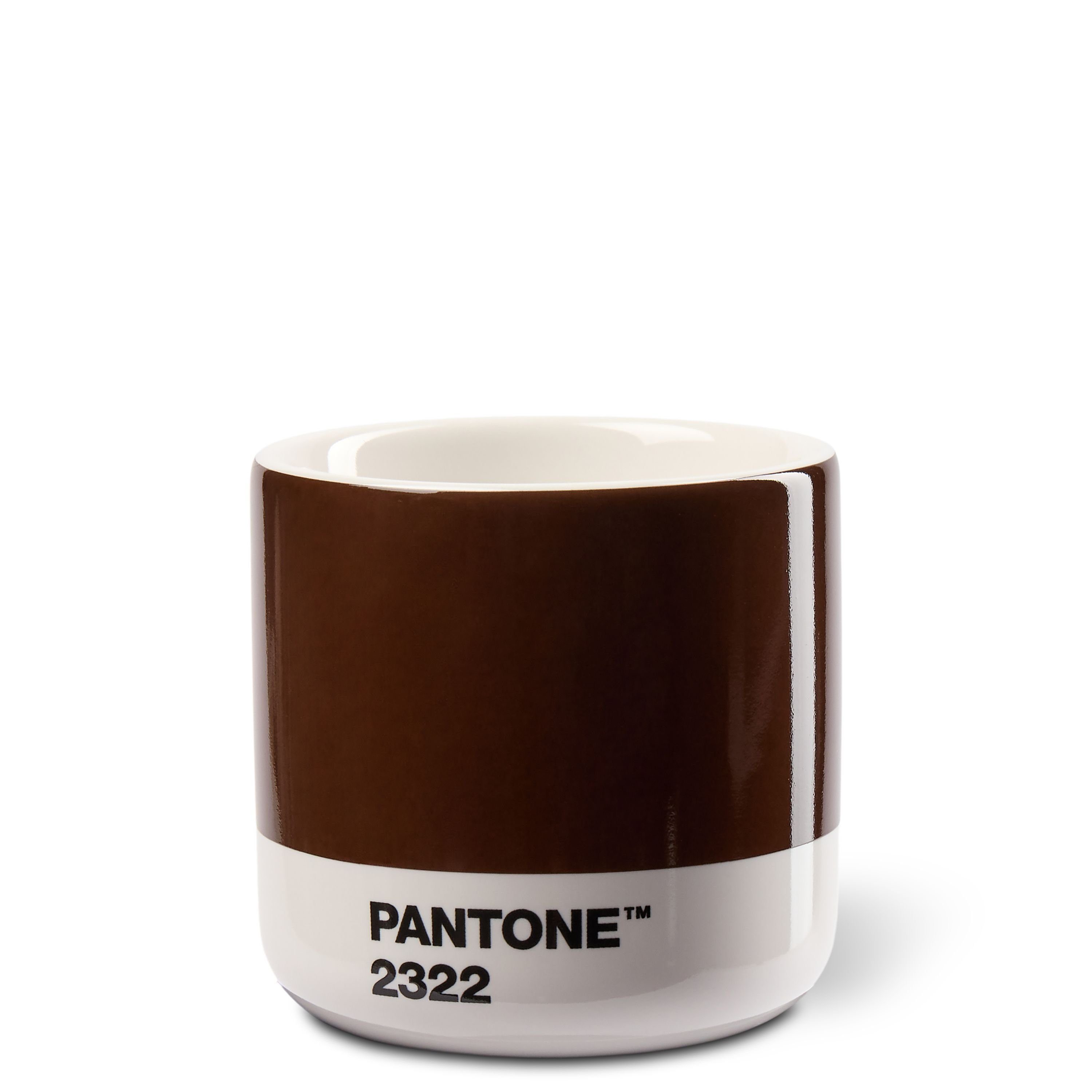 PANTONE Kaffeeservice, PANTONE Porzellan Macchiato Thermobecher Brown 2322