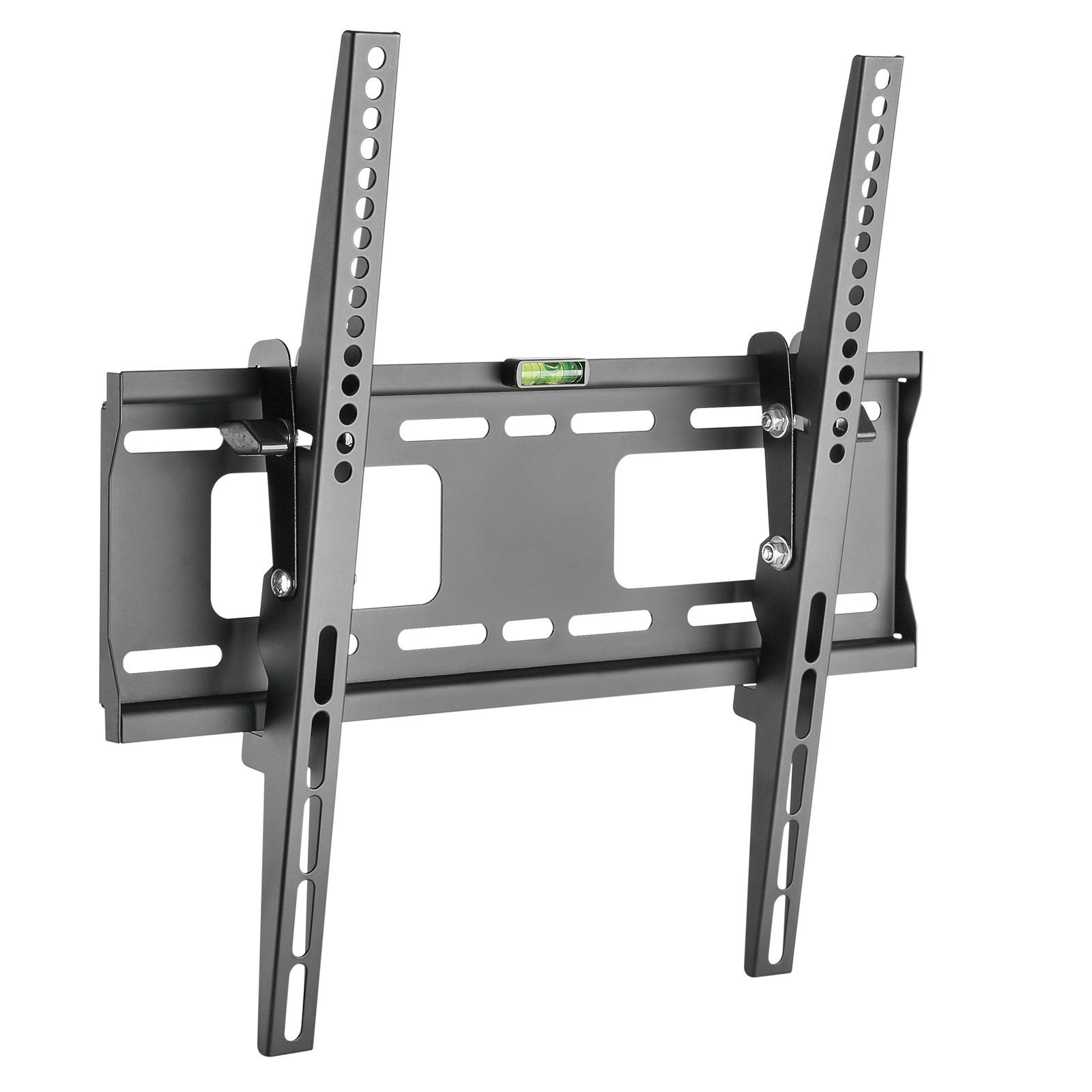 CAVO TV-Wandhalterung TV-Halterung neigbar, für Flach & Curved Fernseher & Monitor, (bis 55 Zoll, für 32 - 55 Zoll Bildschirme bis 50 kg, max. VESA 400x400 mm)