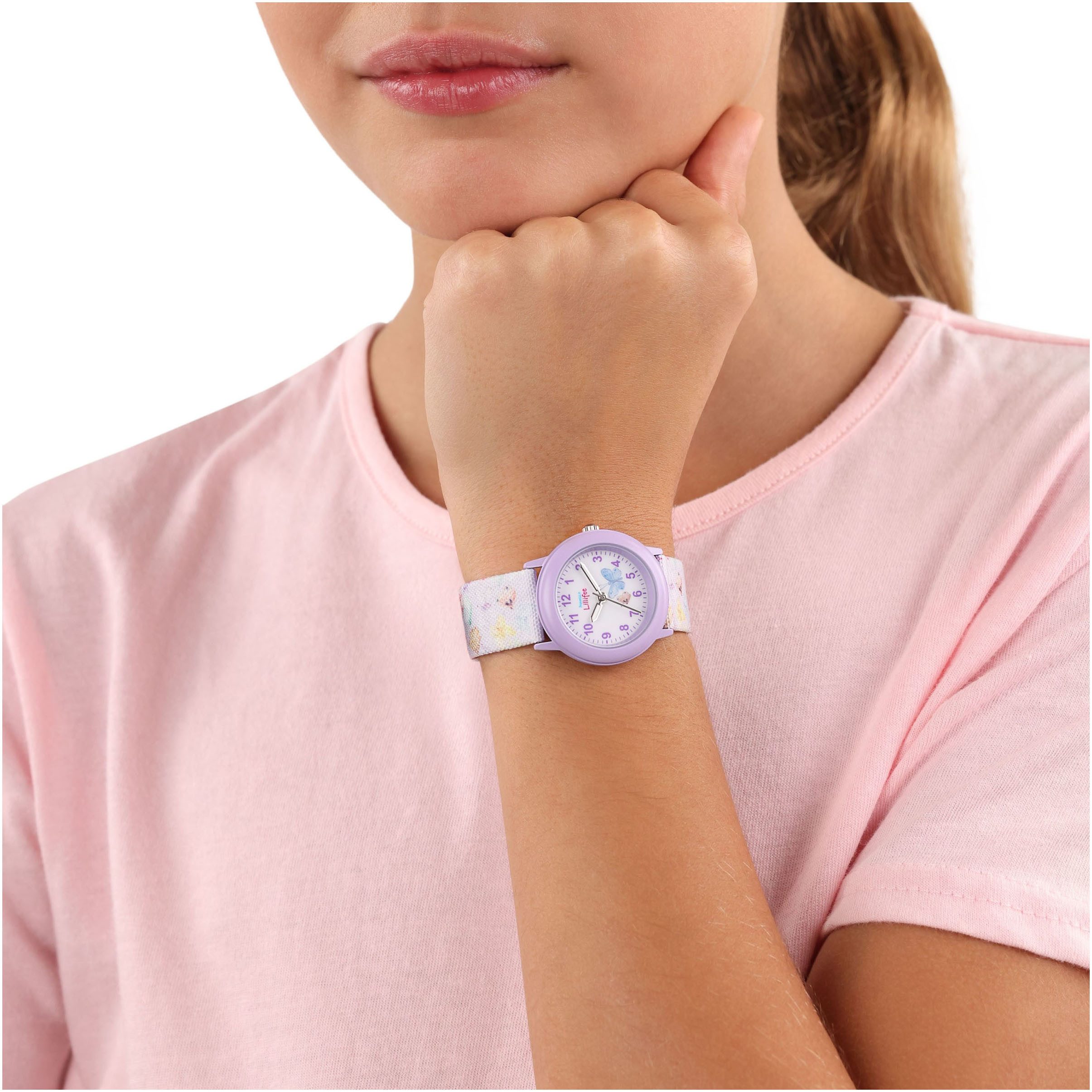 Prinzessin Lillifee Quarzuhr 2037731, Armbanduhr, Kinderuhr, Mädchenuhr, ideal auch als Geschenk