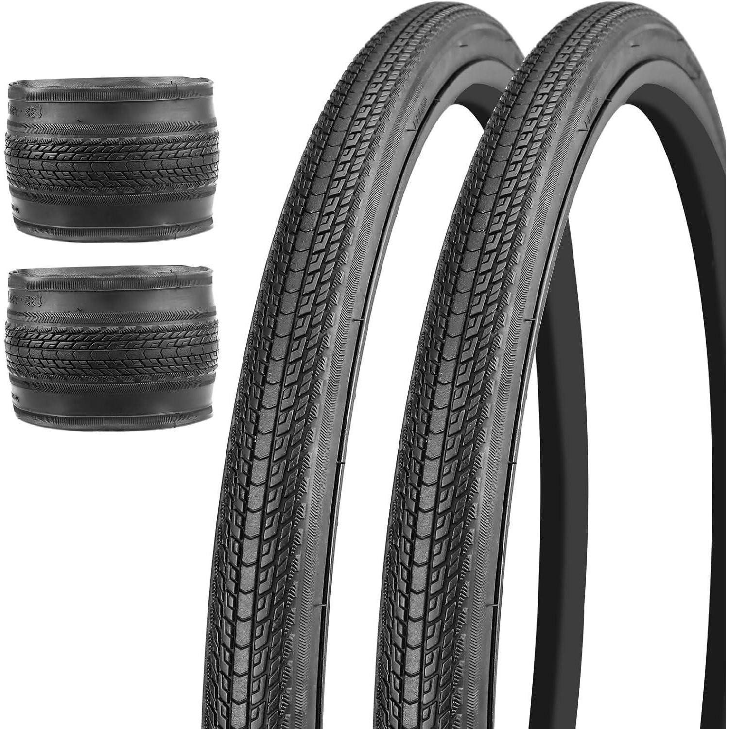 LuxusKollektion Fahrradreifen 2er Pack Rennrad Reifen 700x28c/32c/35c Fahrradreifen Fahrradmantel