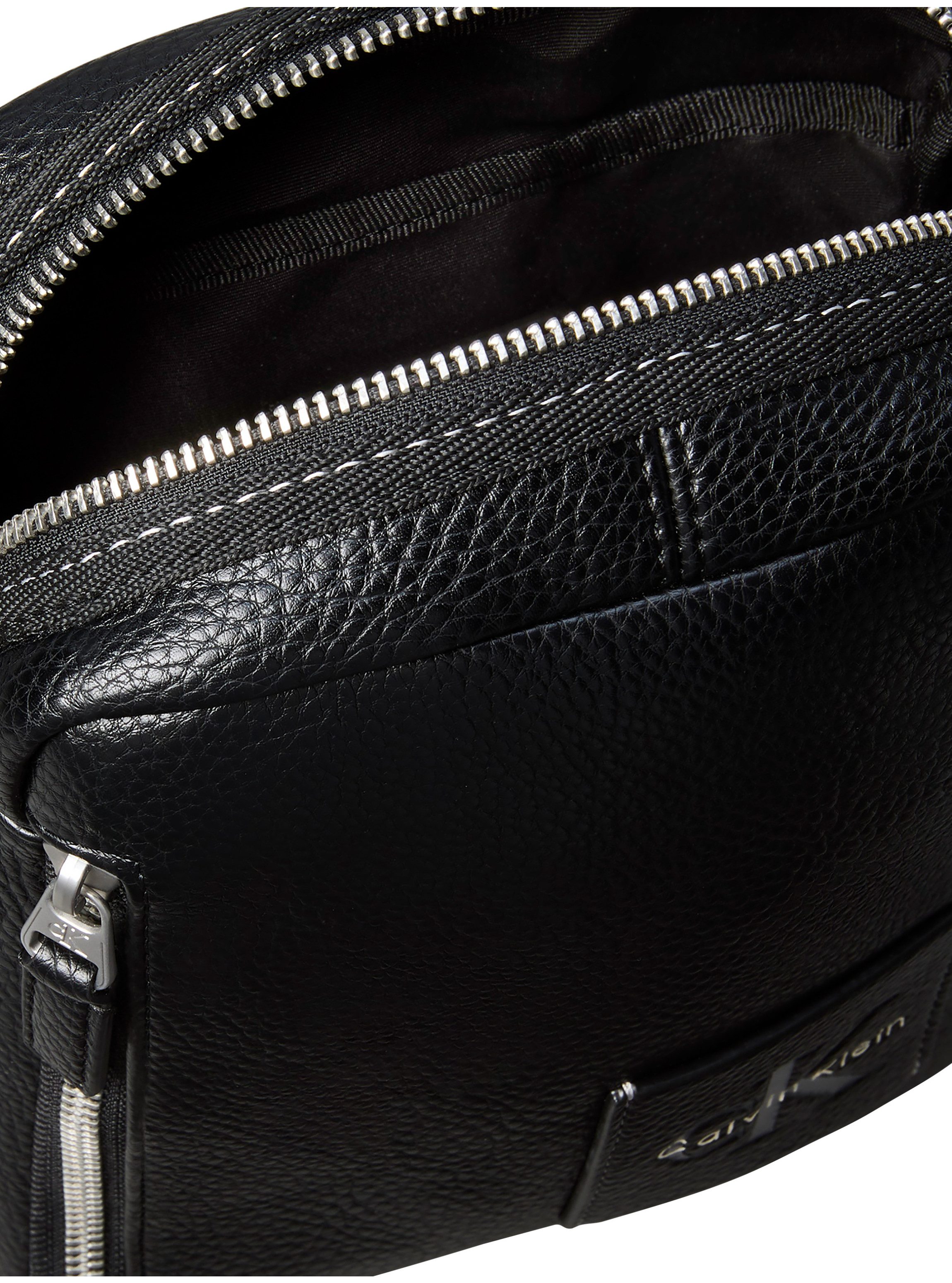 Calvin Klein Umhängetasche BOLD PEBBLE SIMPLE REPORTER, Mini Bag, Cross Body Bag mit Münzsteckfach außen