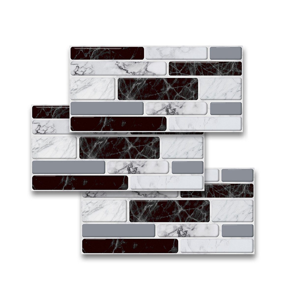 Welikera Wandsticker DIY Perlglanzfolien-Fliesenaufkleber, Steinwand-Textur günstig online kaufen