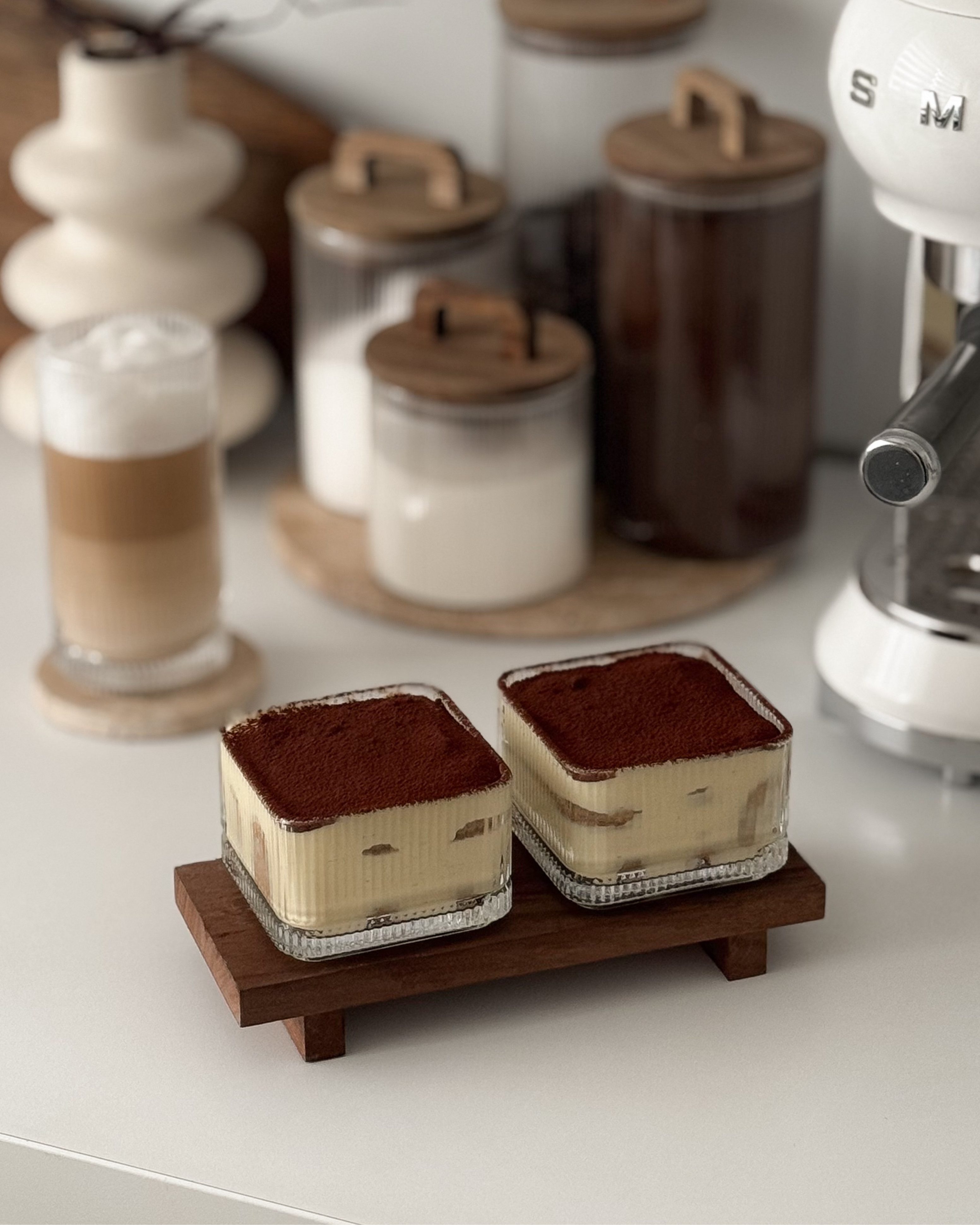 EKA Snackschale Rillen 6er Set, Glas, (6-tlg)