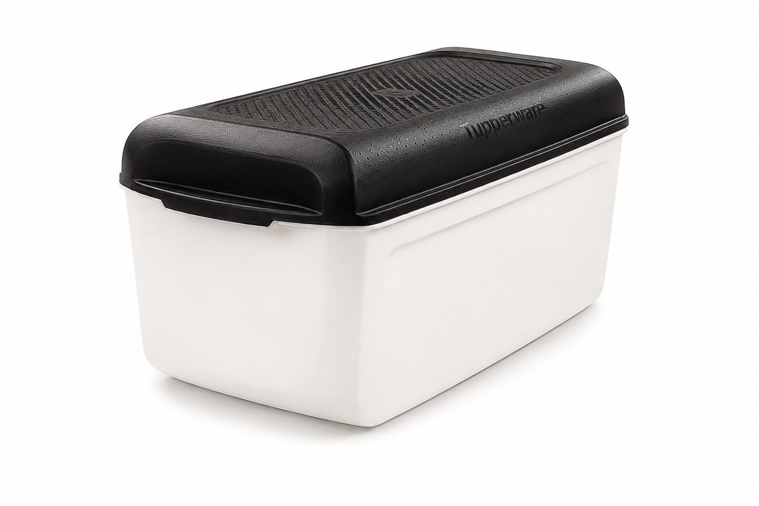 TUPPERWARE Brotkasten BrotMax Junior 2 weiß schwarz Brotkasten