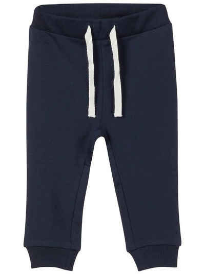 Name It Sweatpants Name It Baby Hose aus Bio-Baumwolle in blau