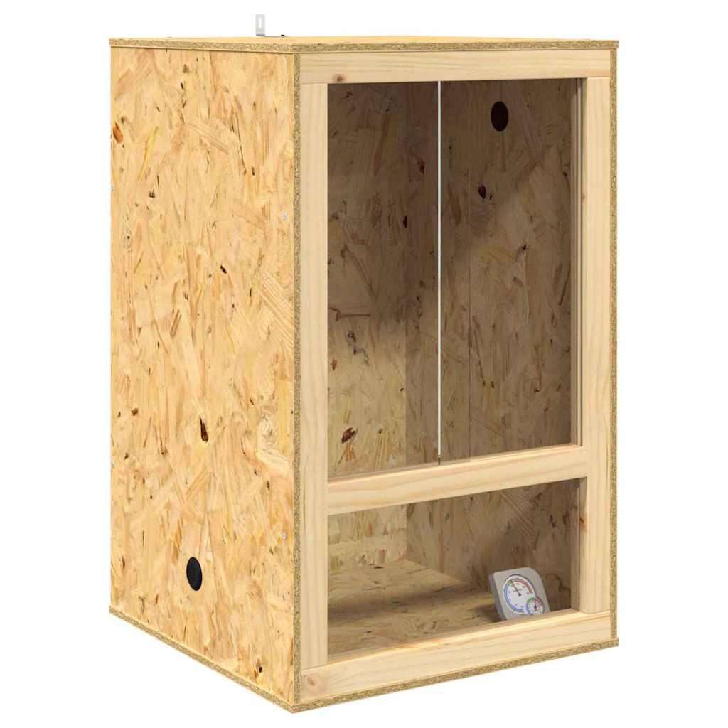 vidaXL Terrarium Terrarium Braun 50 x 50 x 80 cm OSB