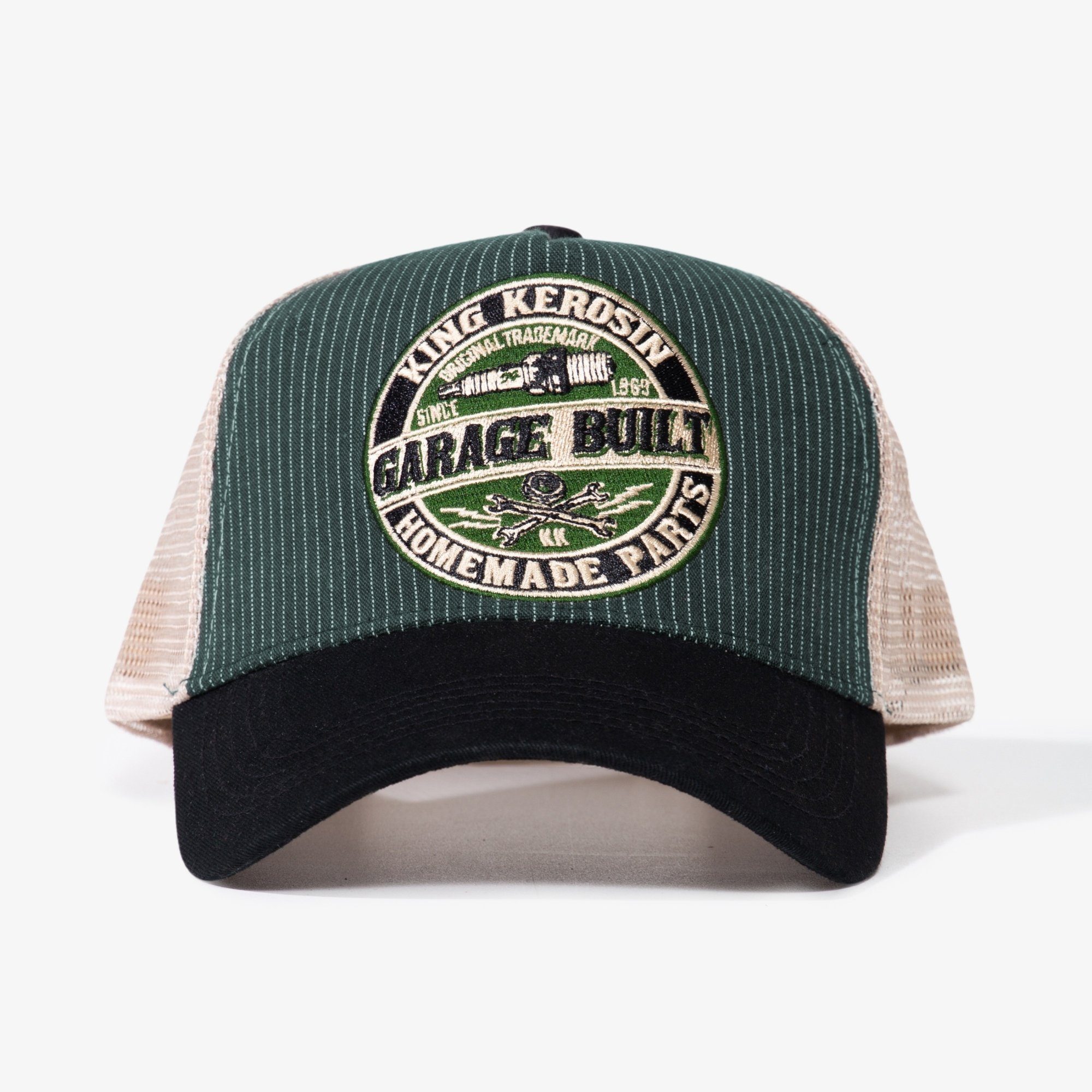 KingKerosin Trucker Cap Garage Built (1-St) im Nadelstreifen-Design günstig online kaufen