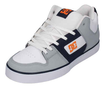 DC Shoes Pure MID ADYS400082 Skateschuh White Grey Orange