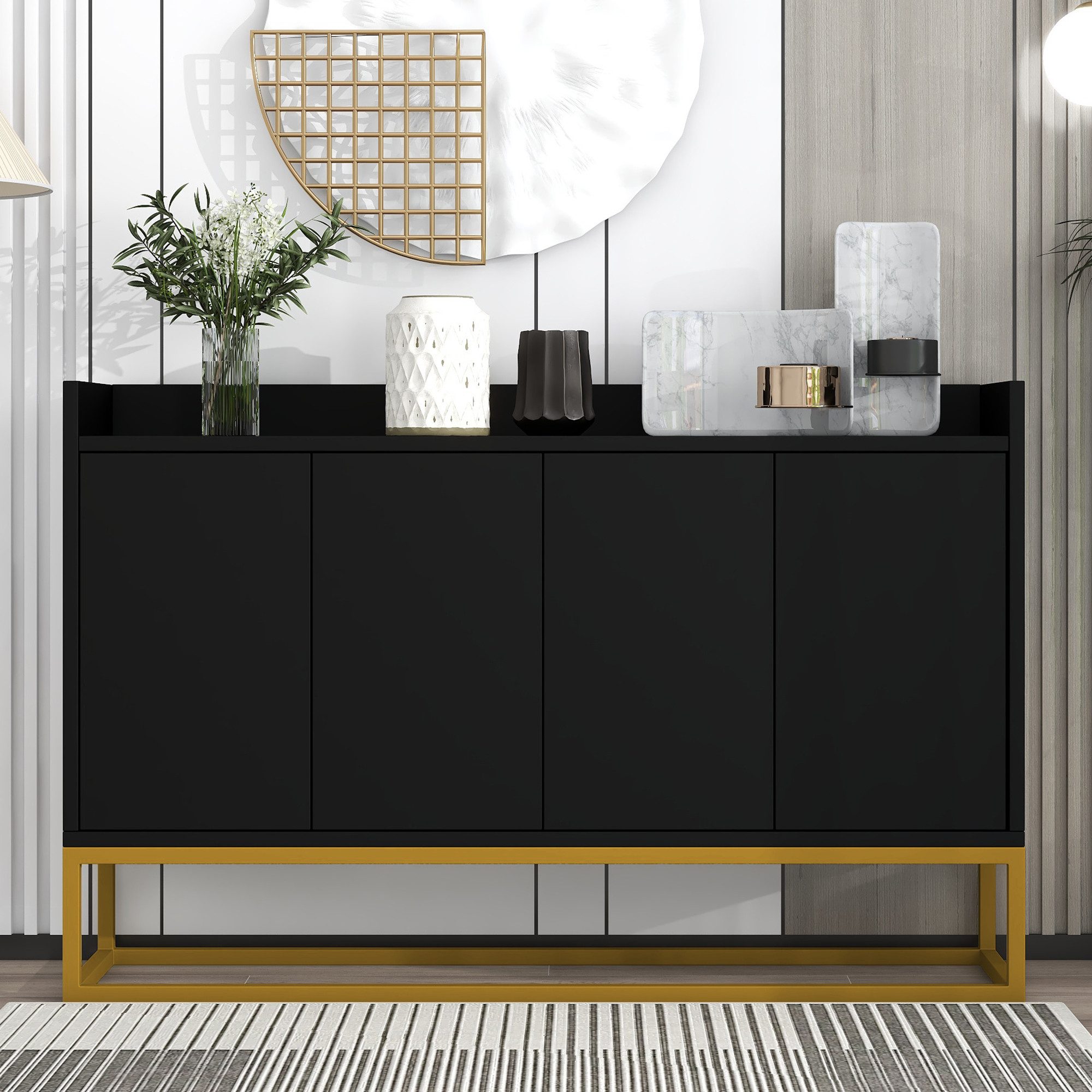 MODFU Sideboard Anrichte, Modernes Küchenschrank mit günstig online kaufen
