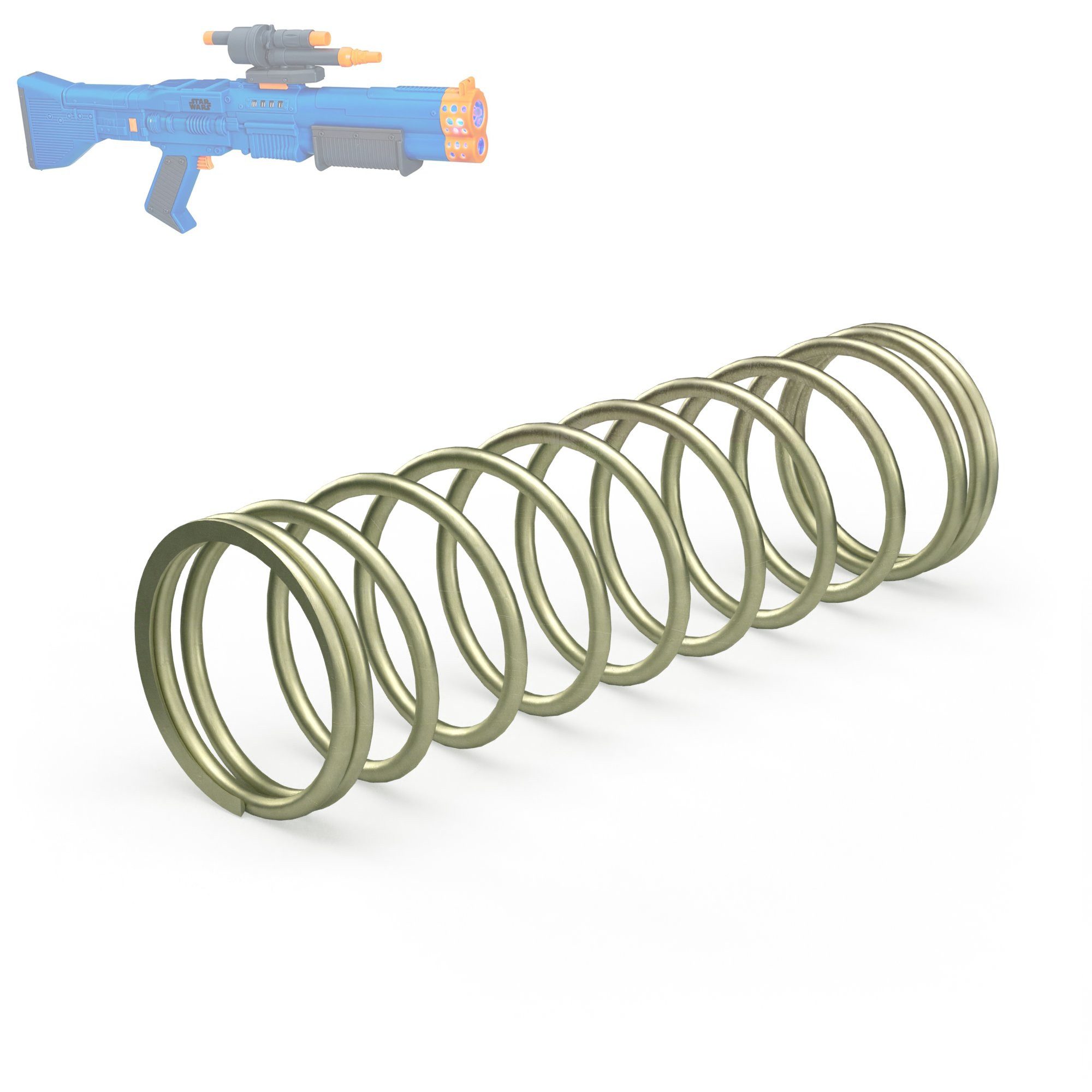 Blasterparts Blaster Tuning-Feder passend für NERF - Star Wars Chewbacc, Ein schnelles Power Upgrade für einen coolen Blaster