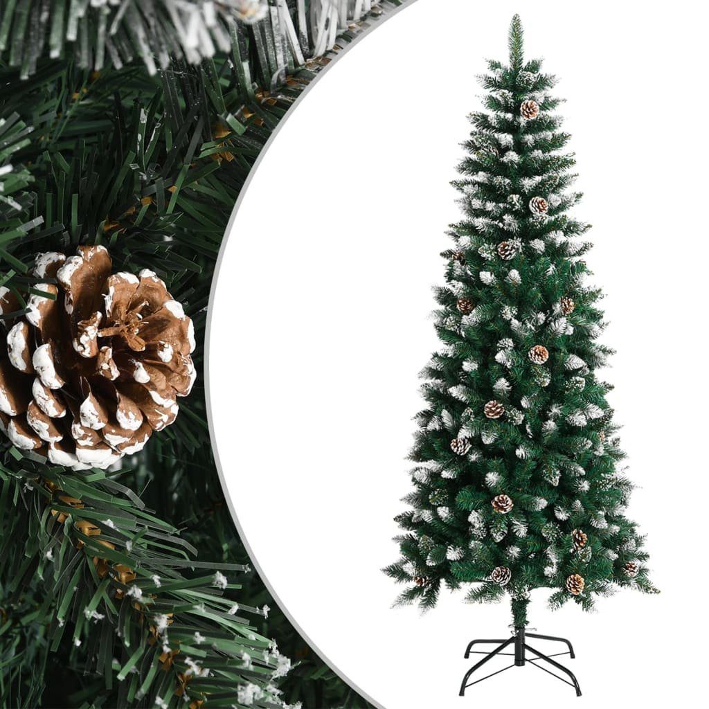 furnicato Künstlicher Weihnachtsbaum mit Ständer Grün 180 cm PVC