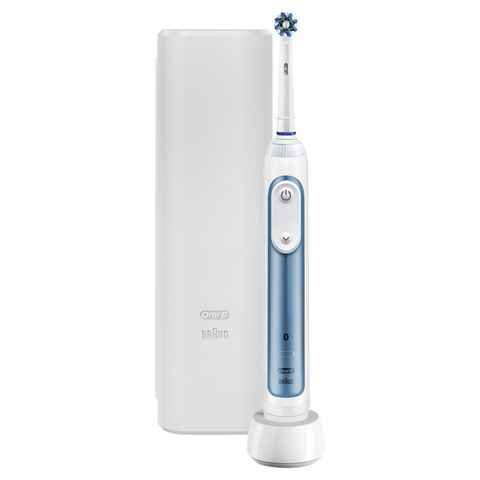 Braun Elektrische Zahnbürste Oral-B Smart Expert, Aufsteckbürsten: 1 St., 1 Handstück mit Ladestation, 1 CrossAction Aufsteckbürste