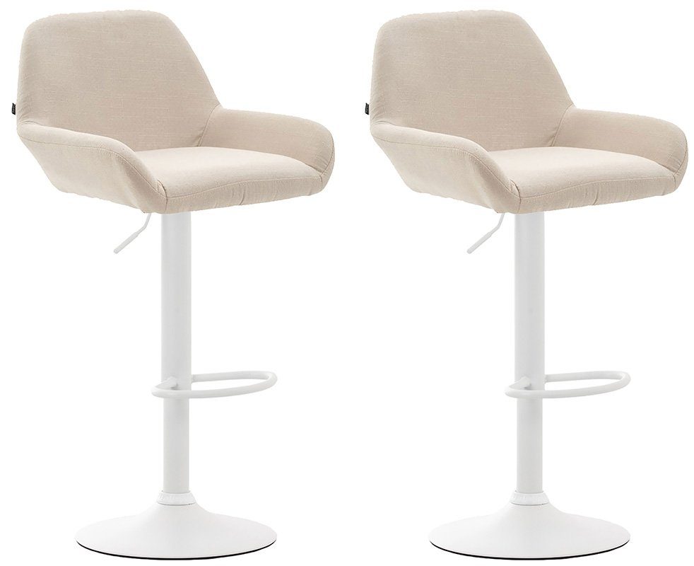CLP Barhocker Braga Stoff (2er Set, günstig online kaufen
