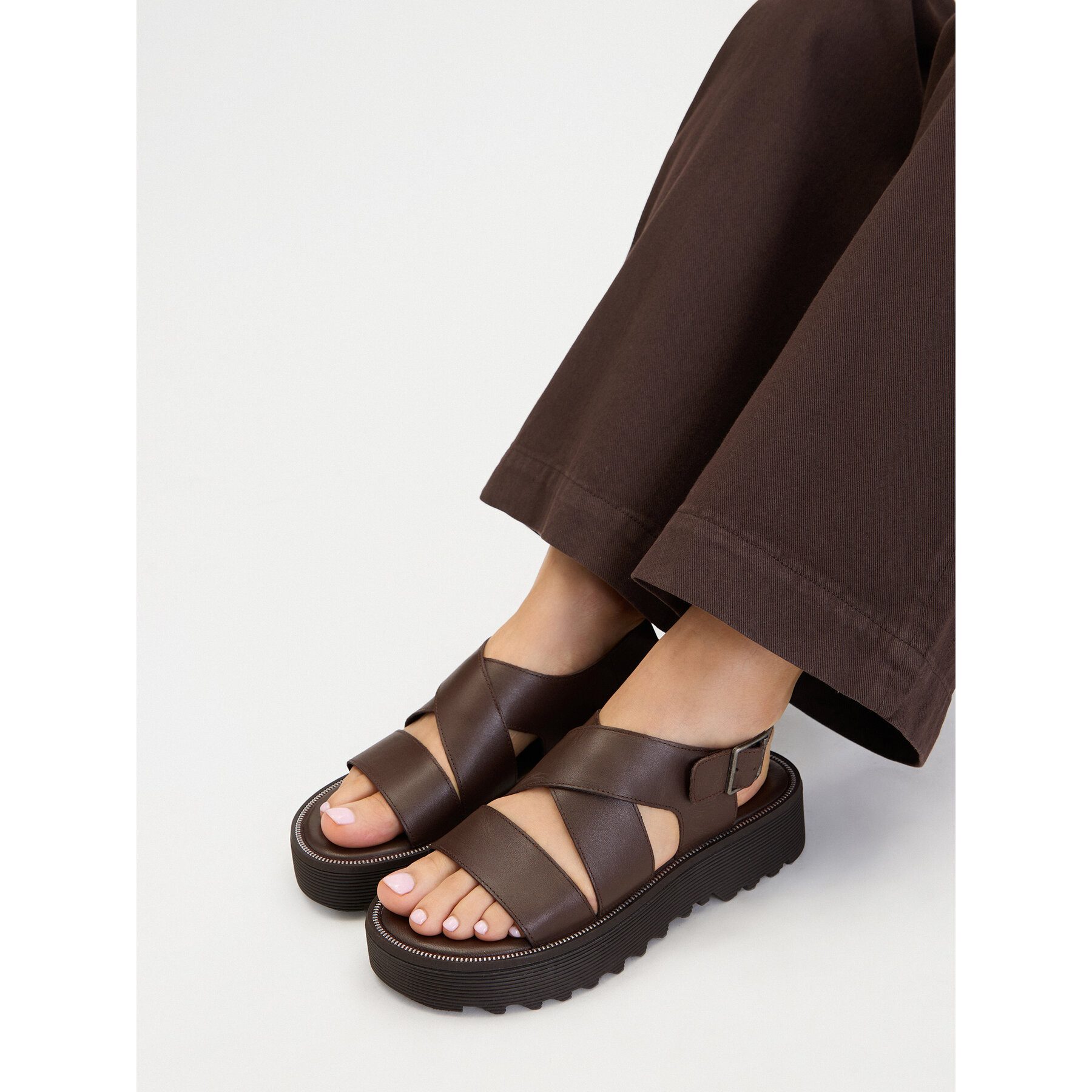G-STAR G Star Raw Damen-Sandalen in Braun Sandale – Bild 2 von 4