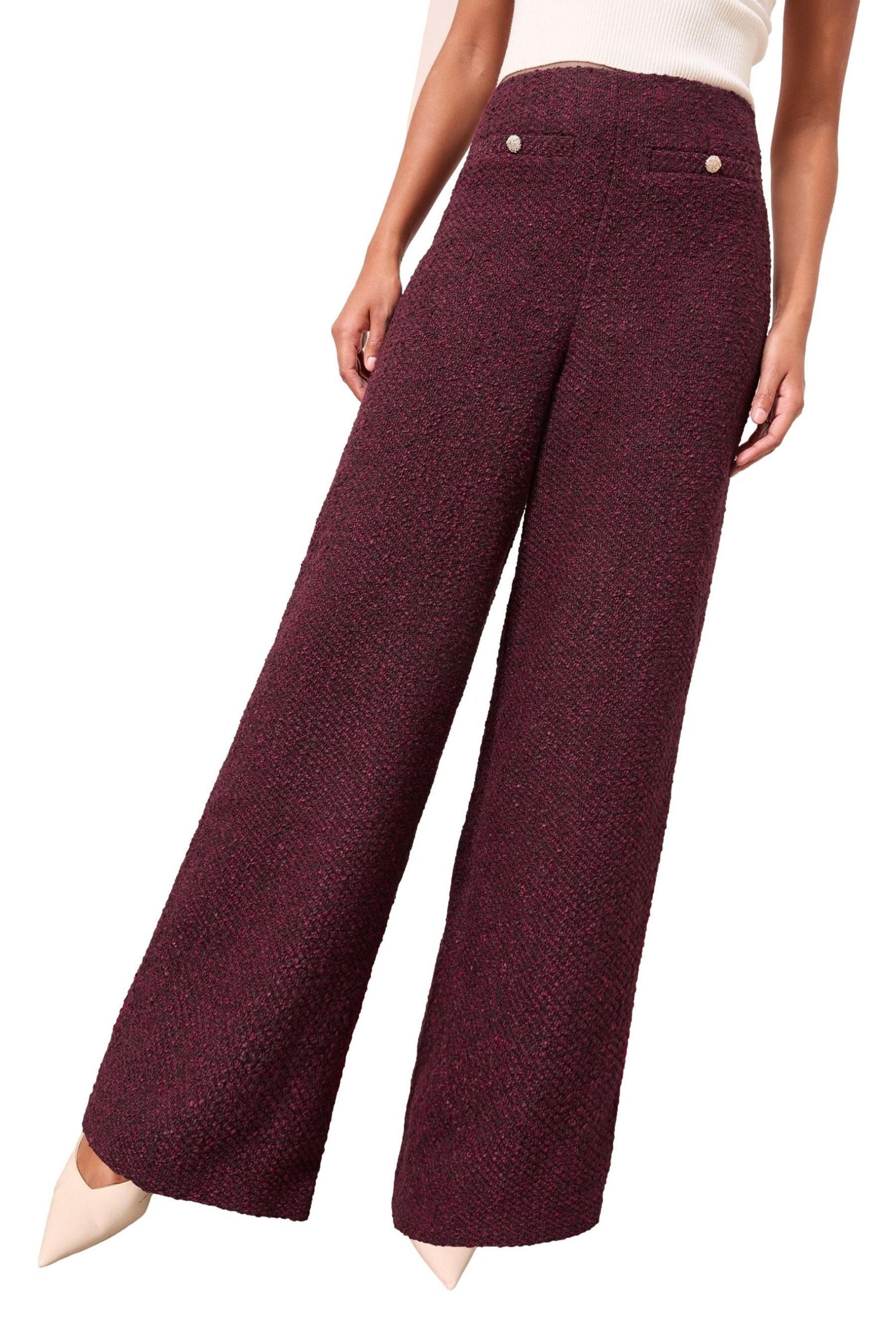 Friends Like These Palazzohose Friends Like These X Lucy Mecklenburgh Bouclé-Hose (1-tlg)