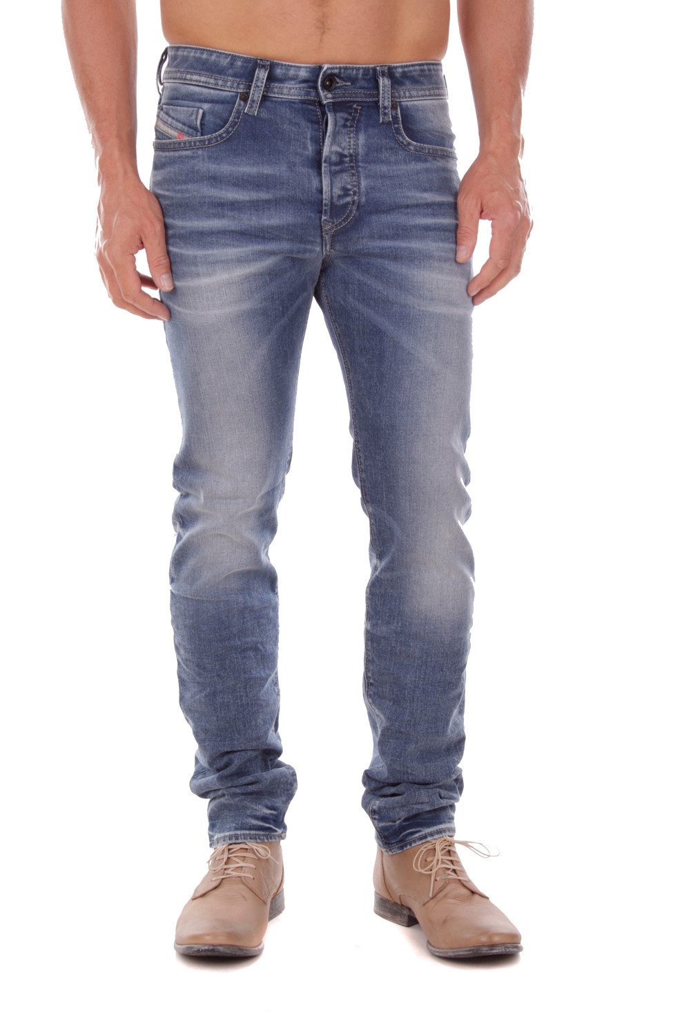 Diesel Tapered-fit-Jeans Diesel Buster 0853I_Stretch Herren günstig online kaufen